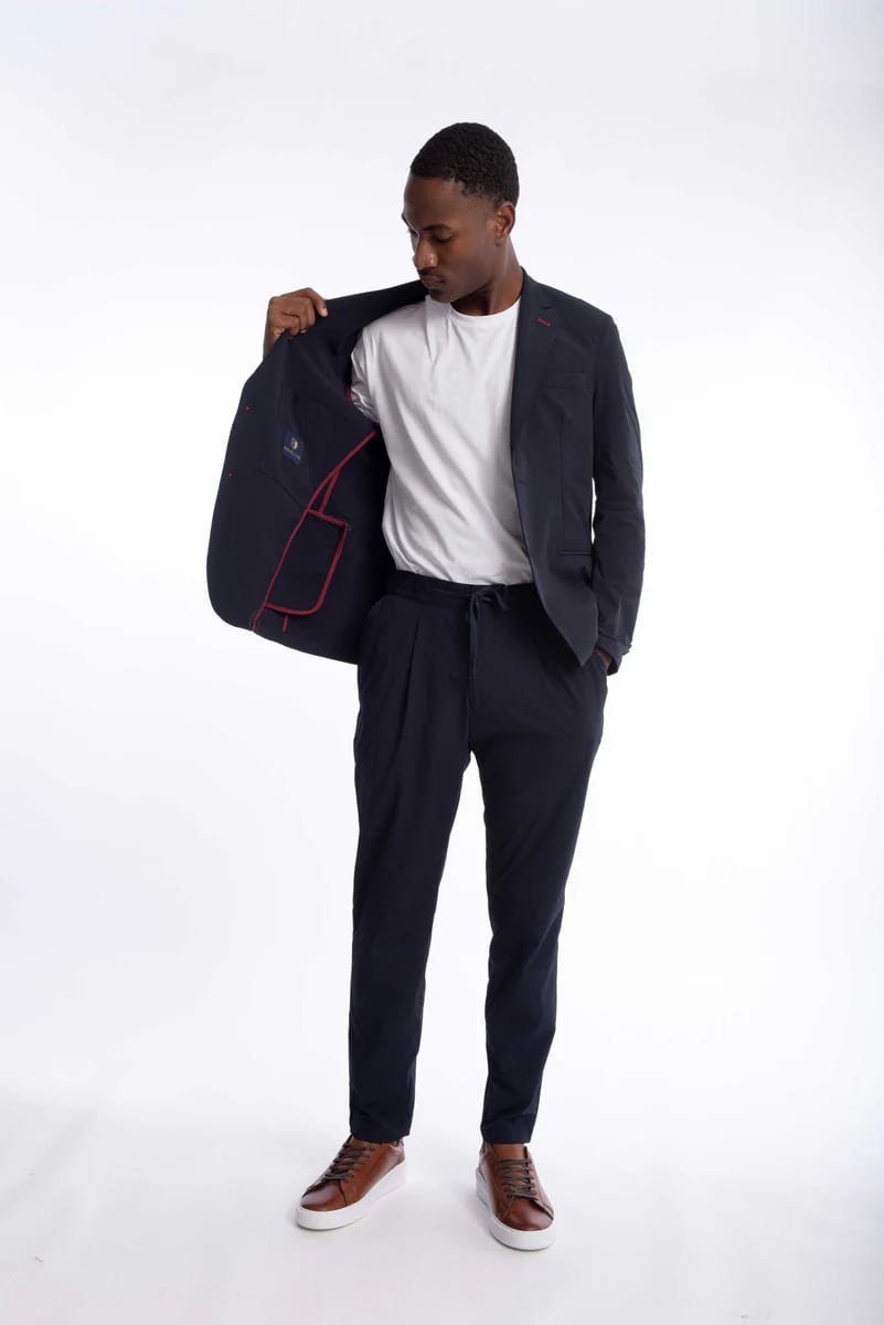 Traje Travel Tech Azul navy - imagen 3