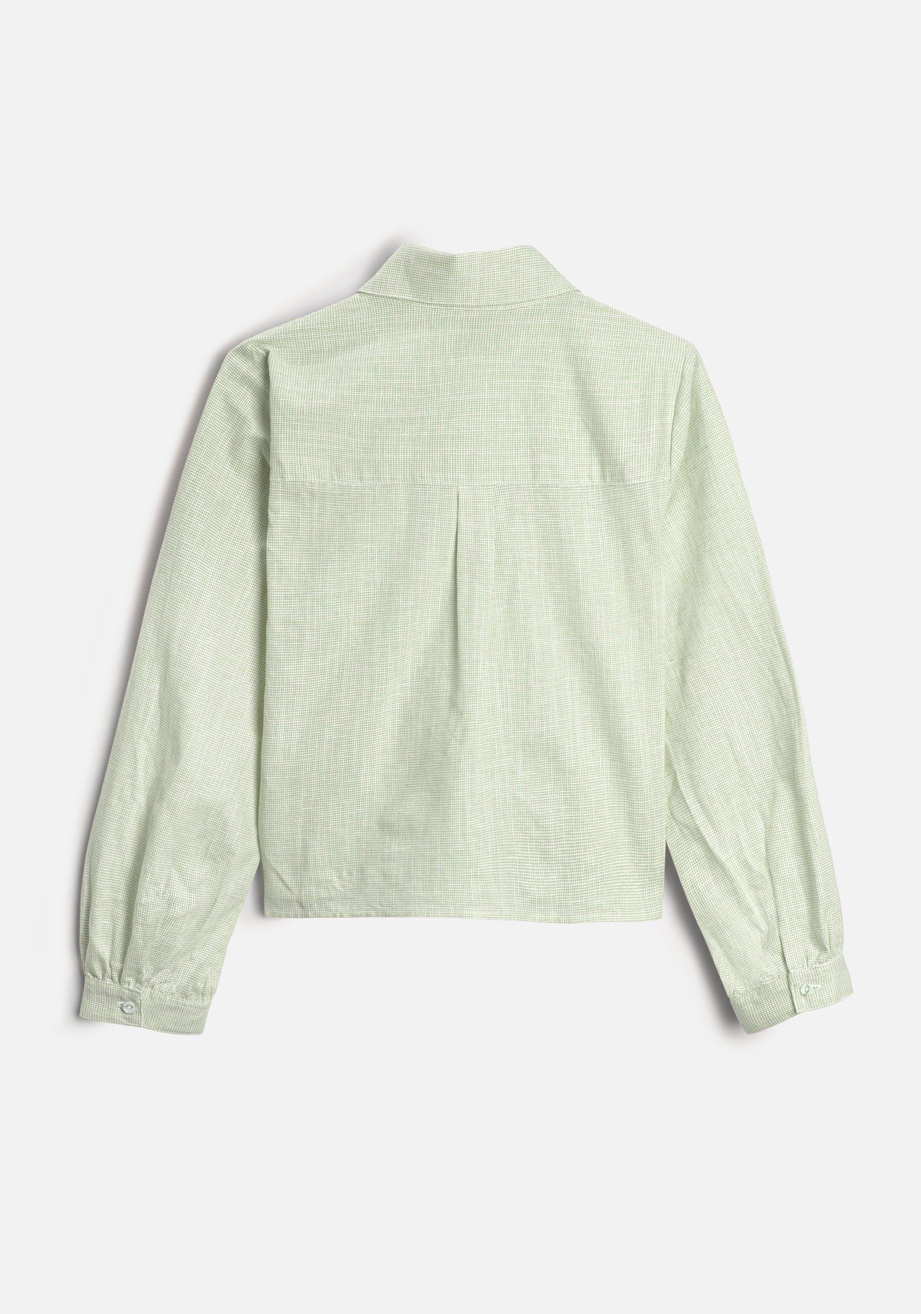 Camisa M Marianne Cuadros Verde Med - imagen 8