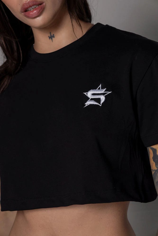 Crop-Top Basic Courage-Negro - imagen 9