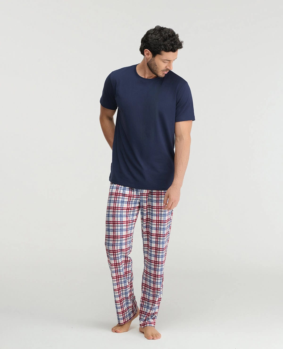 Pijama de Pantalón para Hombre | Manga Corta | Silueta Amplia - imagen 1