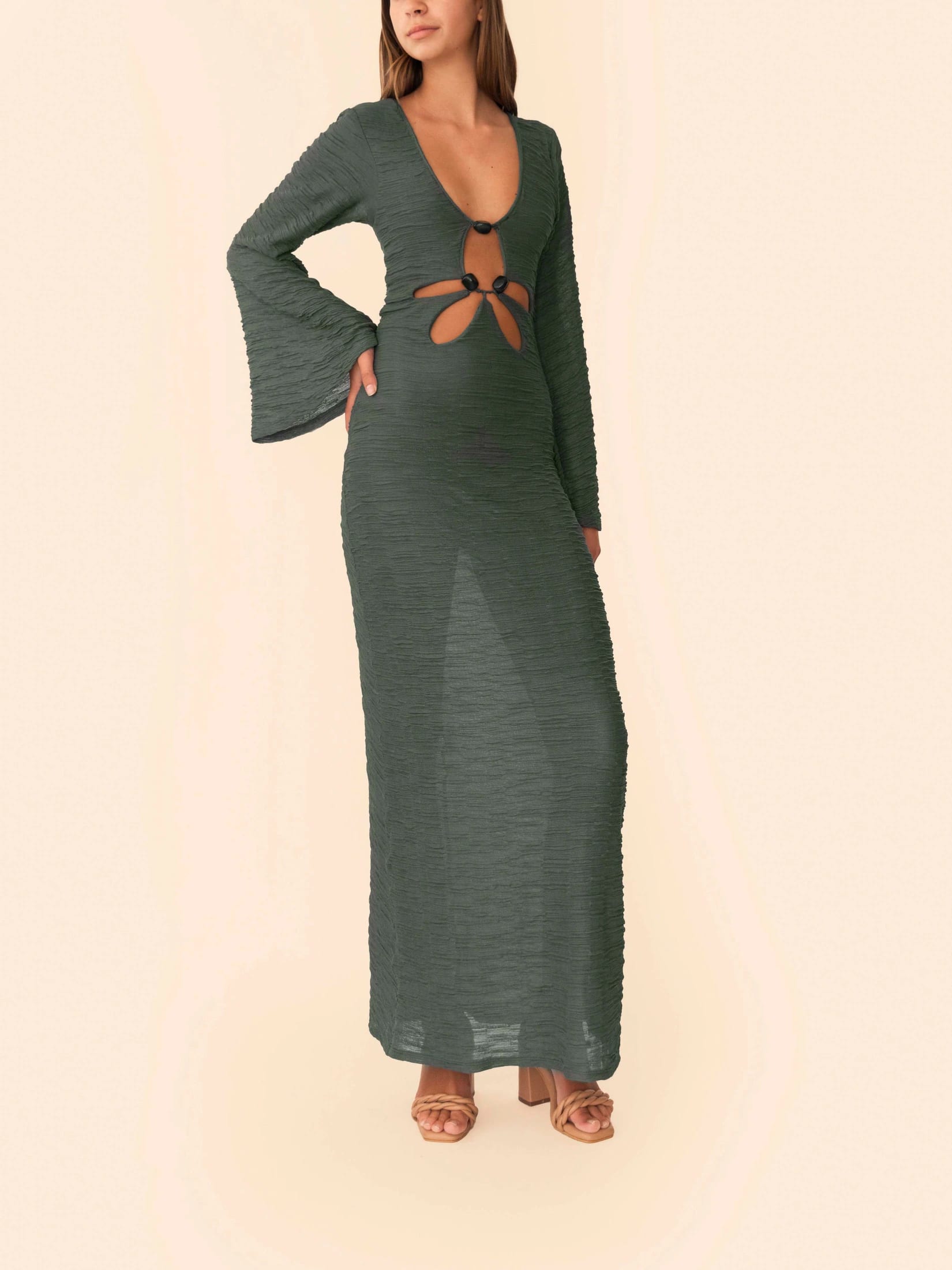 DALI DRESS SACRAMENTO GREEN - imagen 3