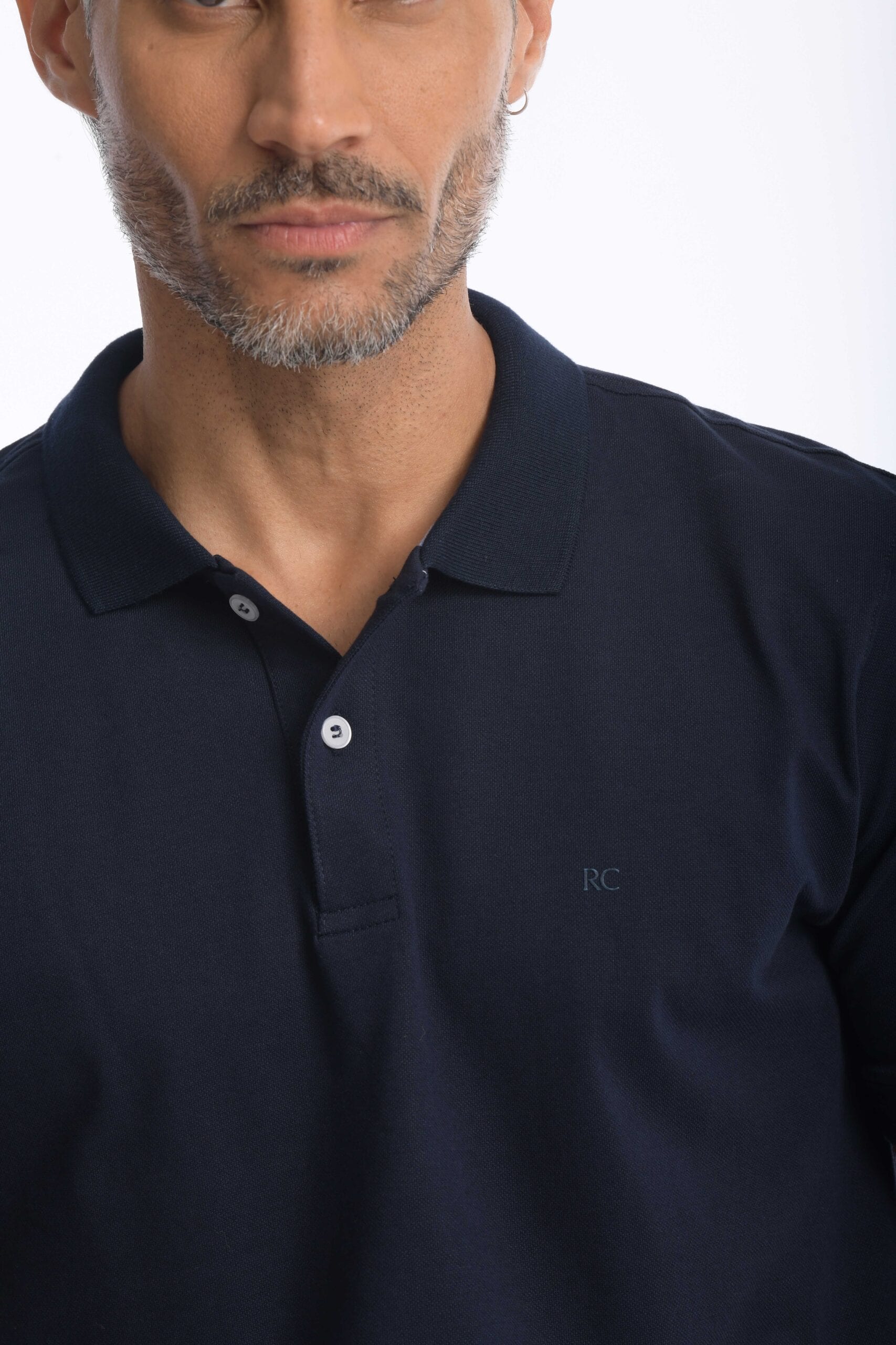 Camiseta Polo 100% Algodón Slim Azul Navy - imagen 13