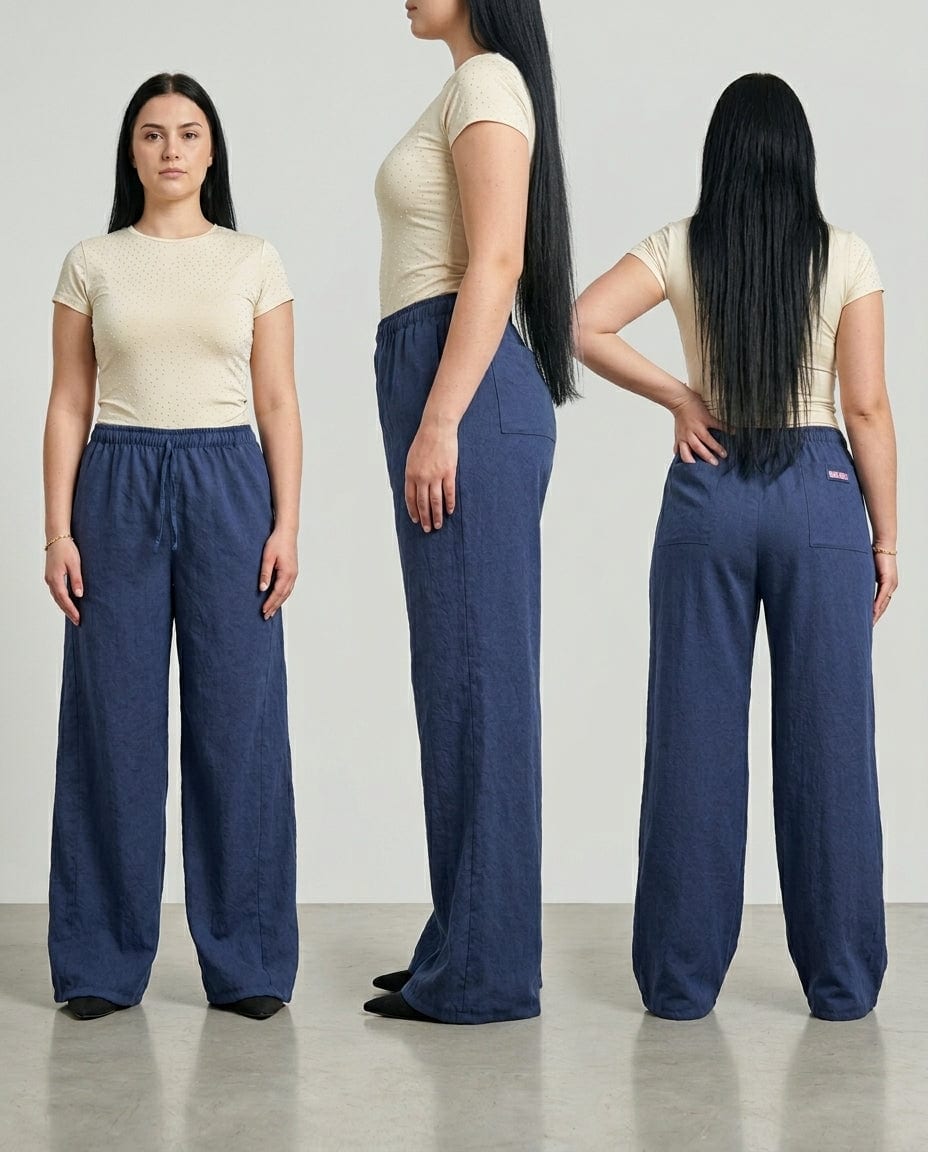 Pantalón Azul Jaspeado - imagen 5
