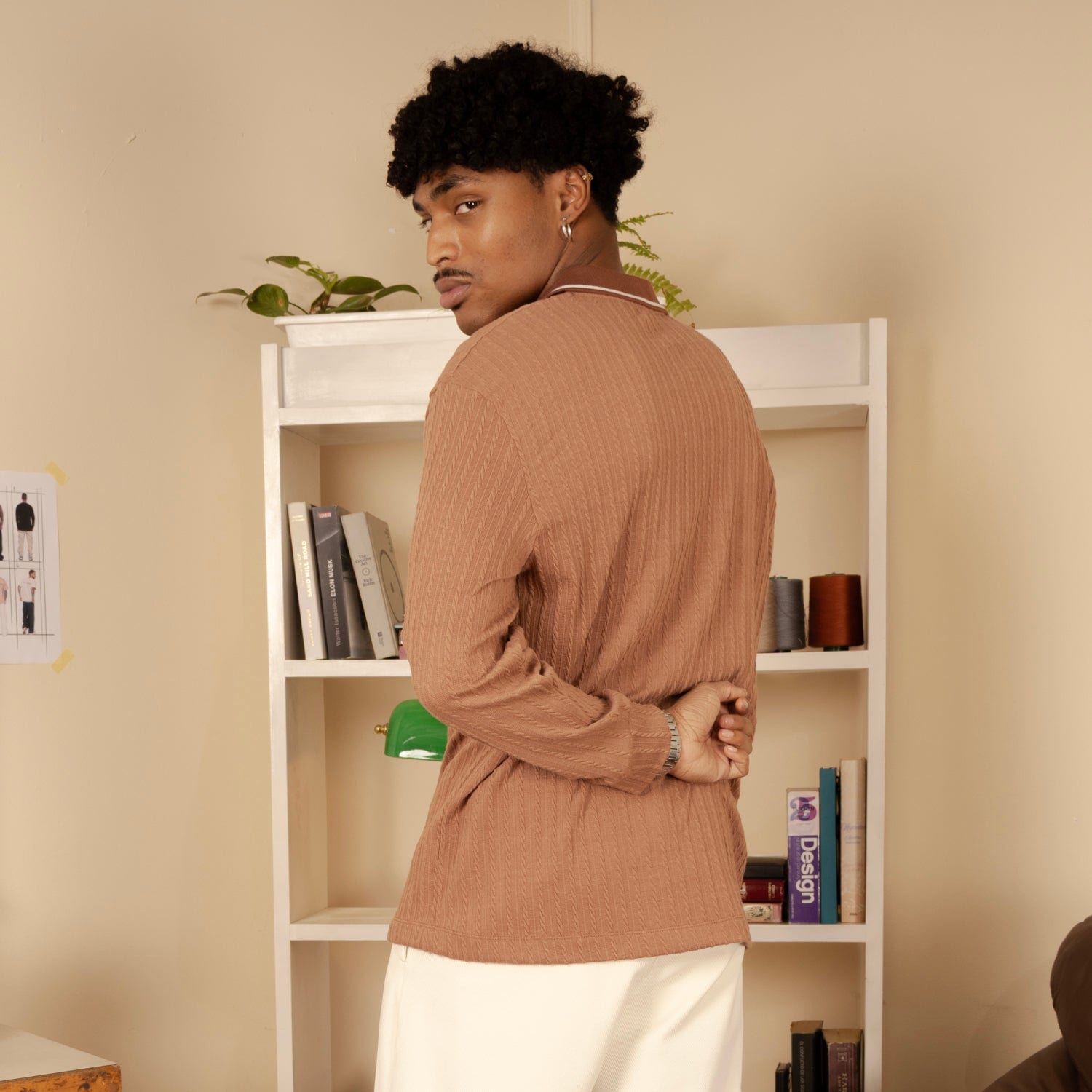 Polo Knit Sweater Mocca - imagen 4