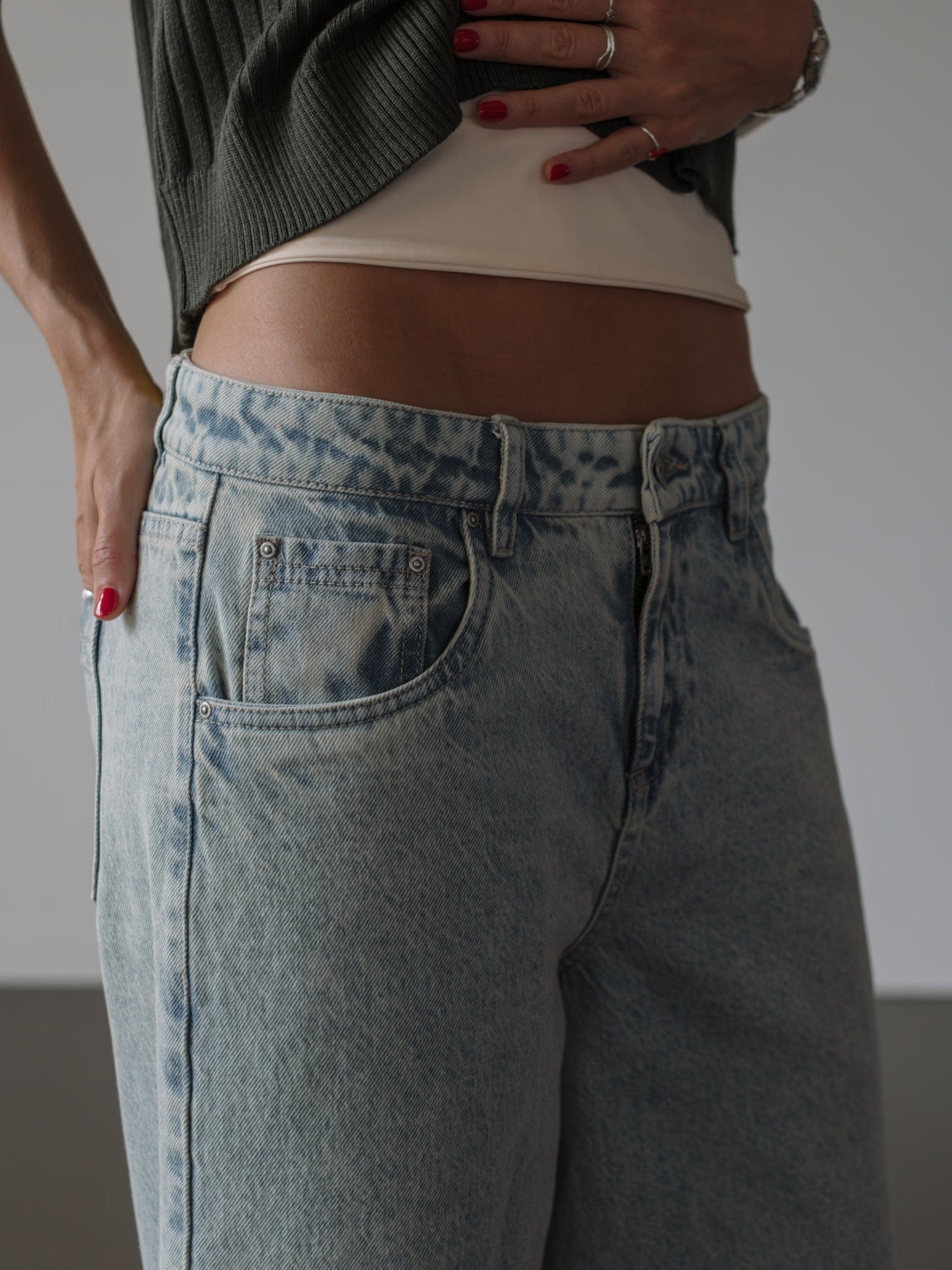 THE CULOTTE CLASSIC JEAN - NEW SOFT BLUE - imagen 10