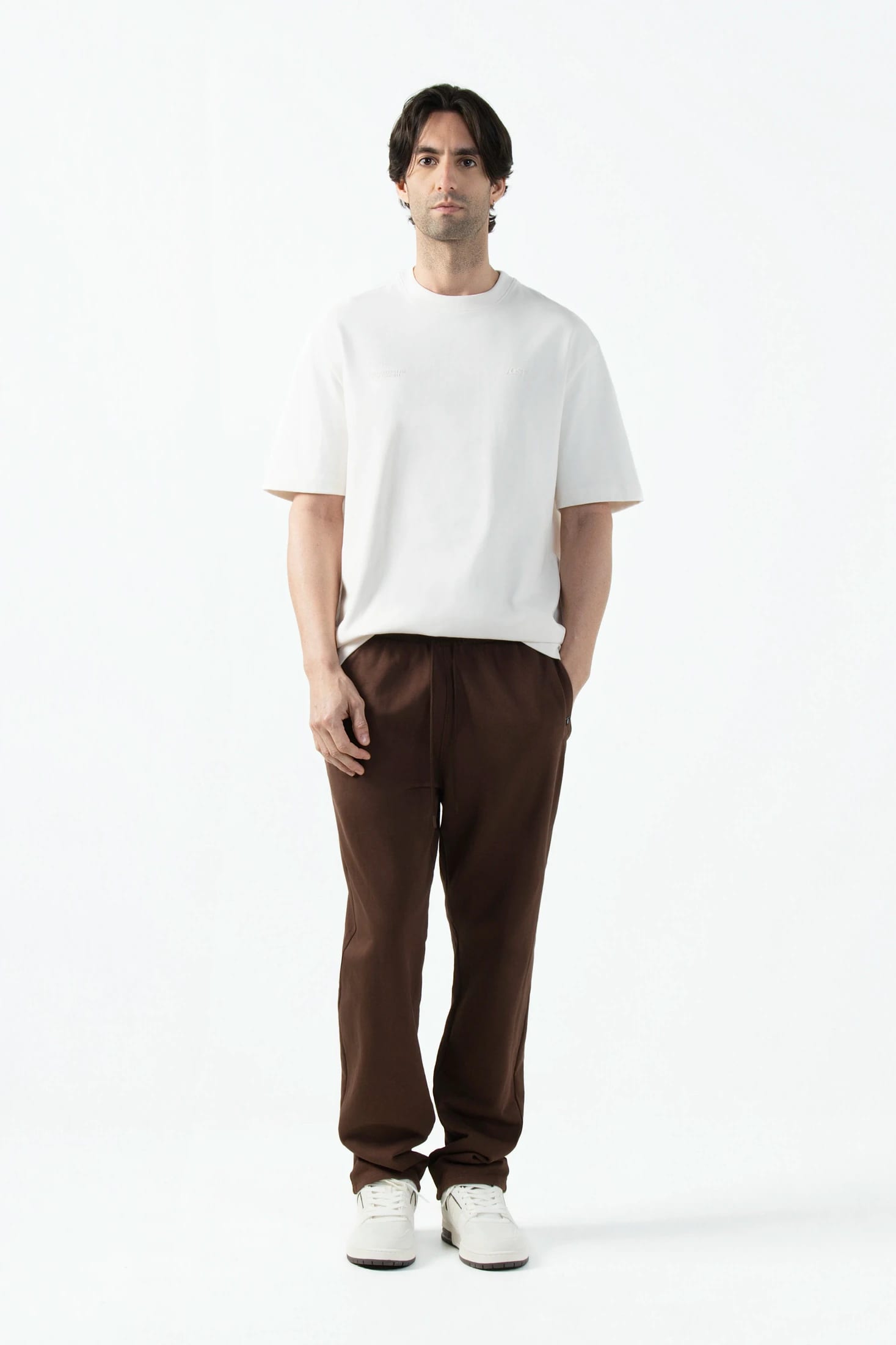 PANTALON SUDADERA COLOR SHAVED CHOCOLATE - imagen 5