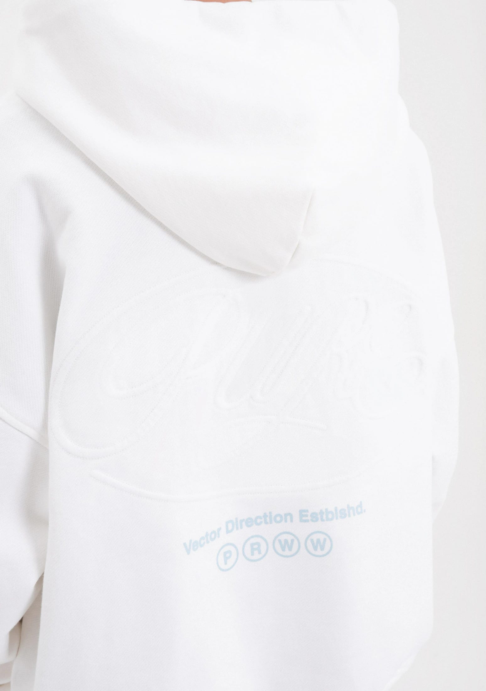 Across The Lines White Zip Hoodie - imagen 9
