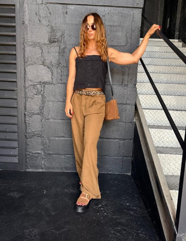 SANDALIAS CHUNKY MIEL - imagen 7