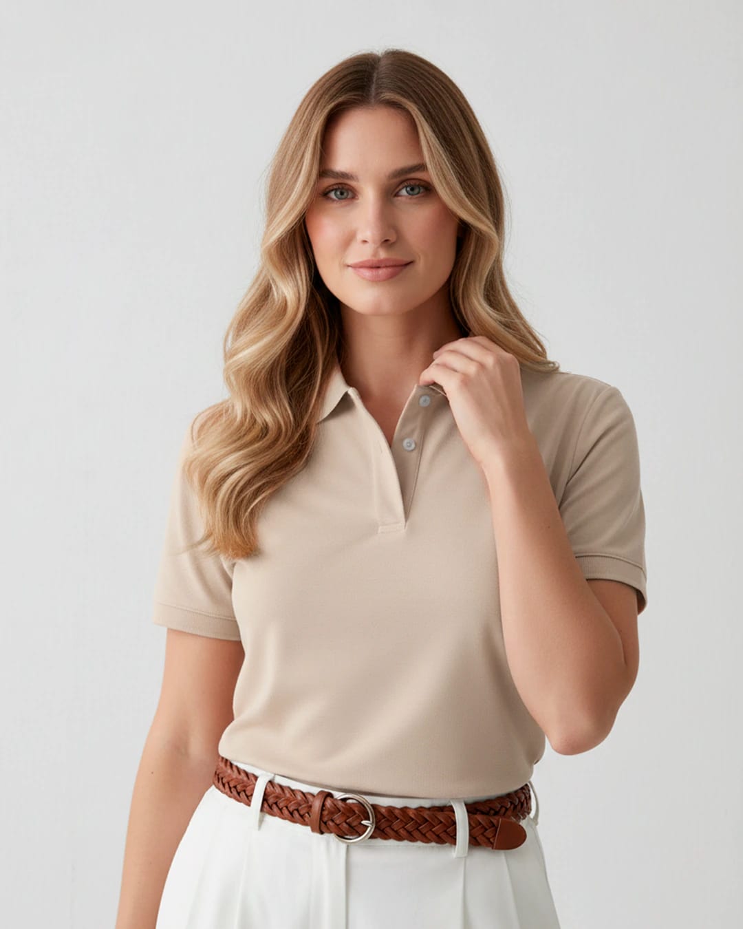 Pack de 2 Polos / Verde Pino + Beige Desert - imagen 4