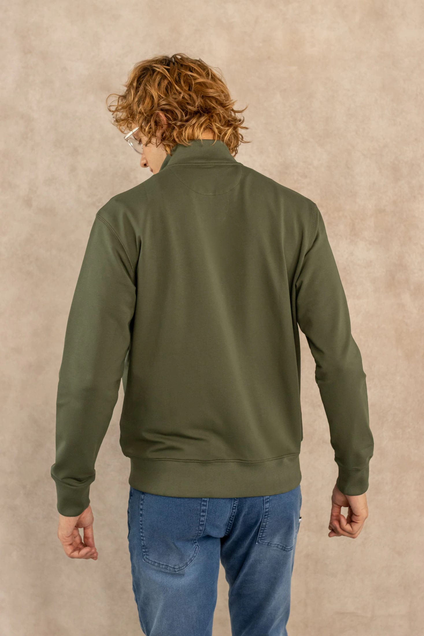Full-Zip Antimanchas Verde Militar - imagen 3