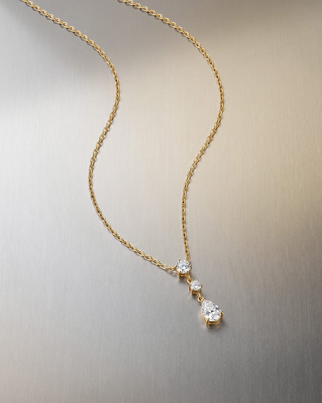 Collar 3 Cristales Gota - imagen 1