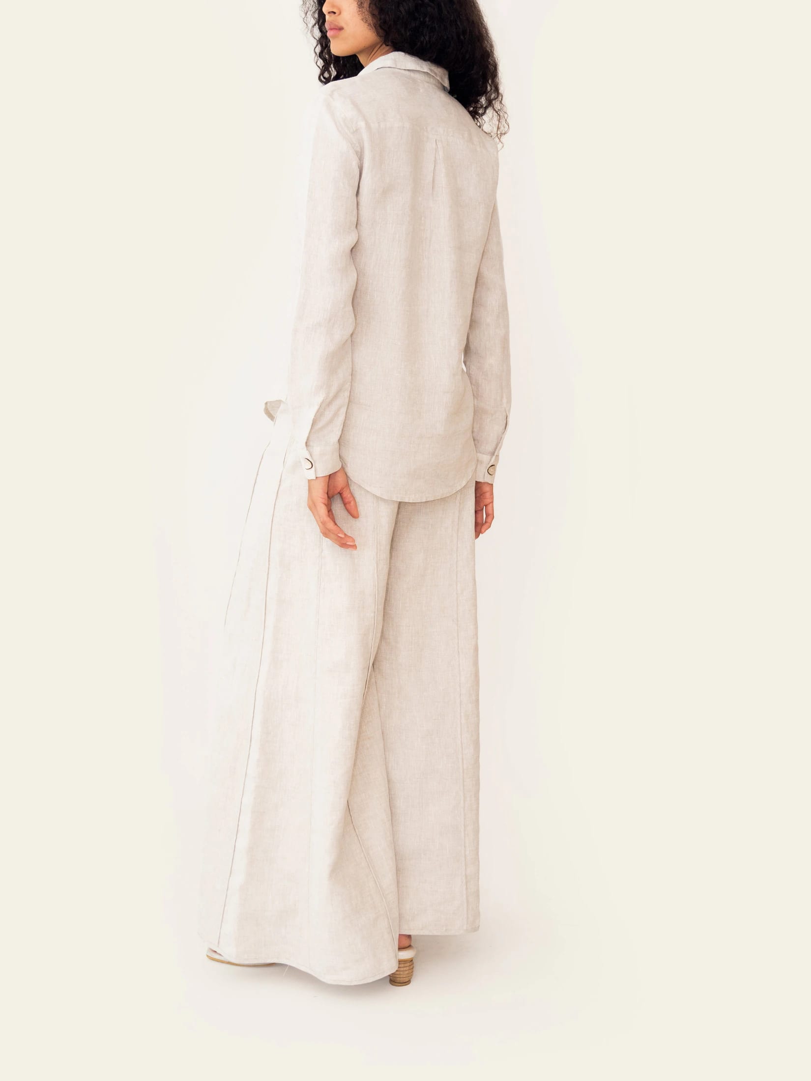 MALI SHIRT BEIGE MELANGE - imagen 3