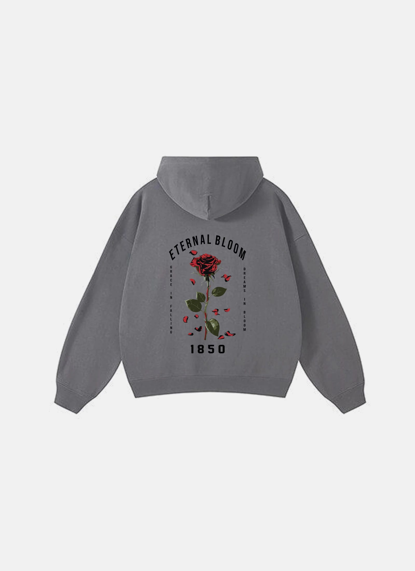 Eternal Bloom Hoodie Grey - imagen 1
