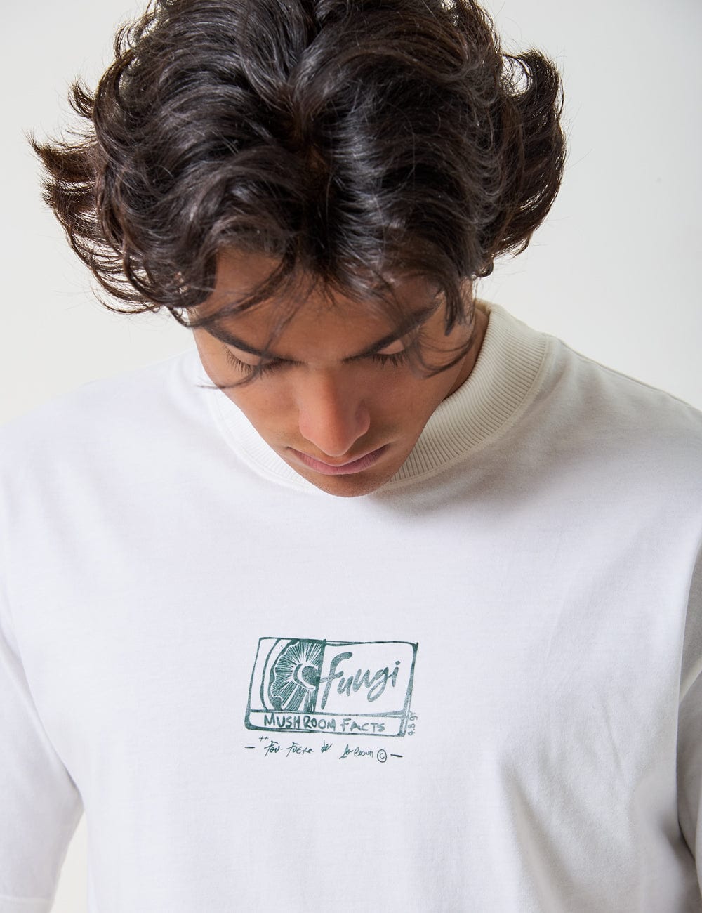Camiseta Oversize Micelio crudo Unisex - imagen 3