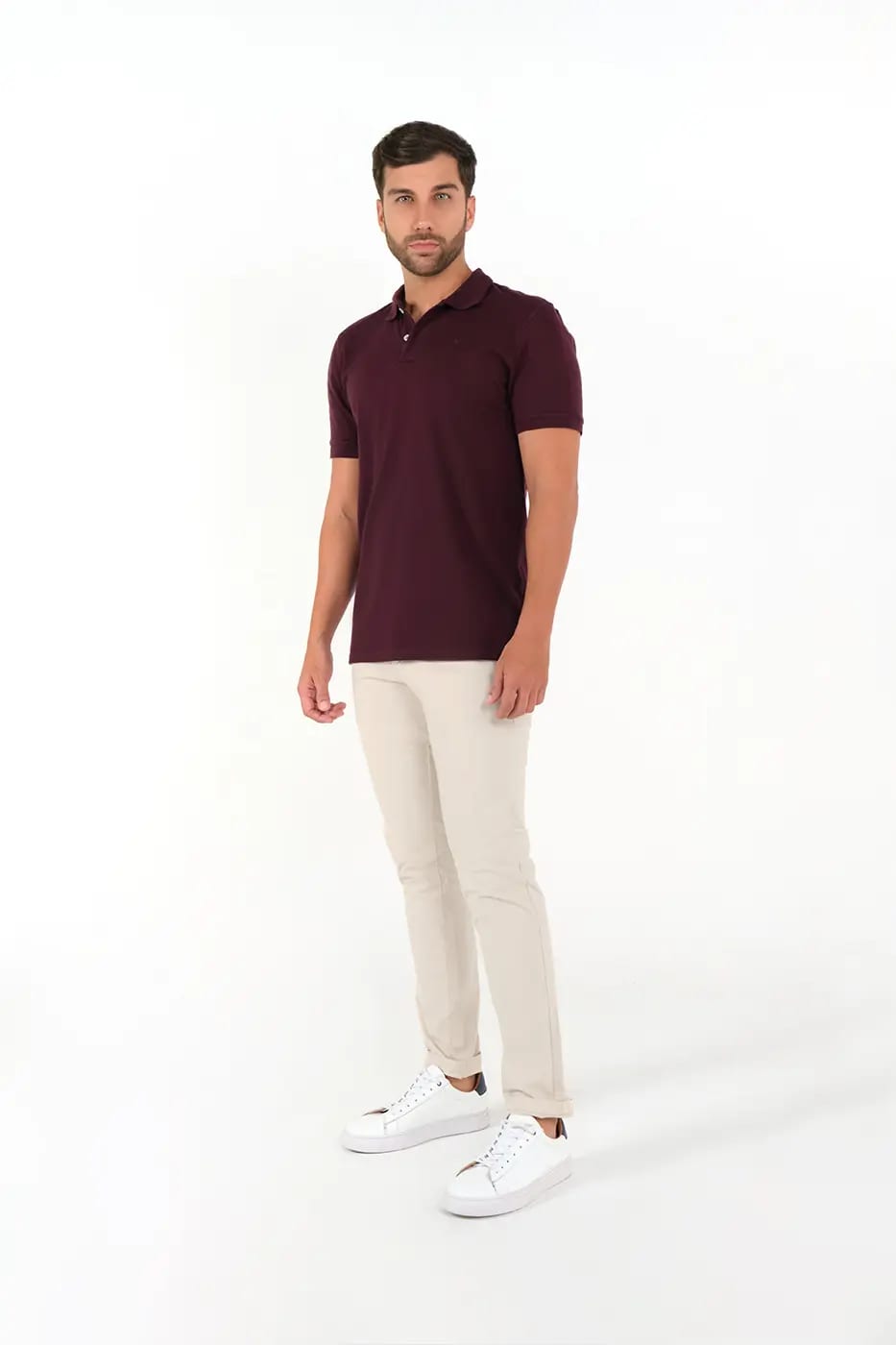 Camiseta Polo 100% Algodón Piqué Vintotinto Borgo - imagen 3