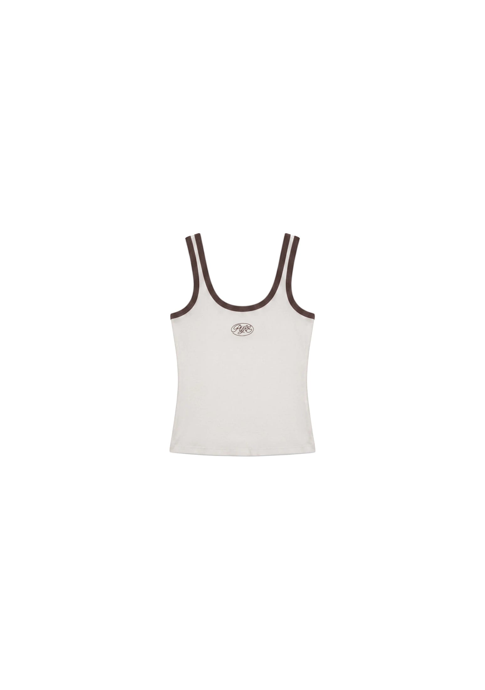Across The Lines Ivory Tank Top - imagen 1
