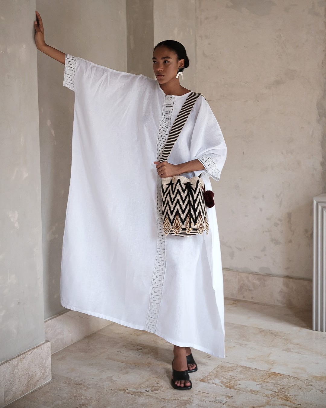 Mochila Wayuu Karmatra Rura Triangle - imagen 4