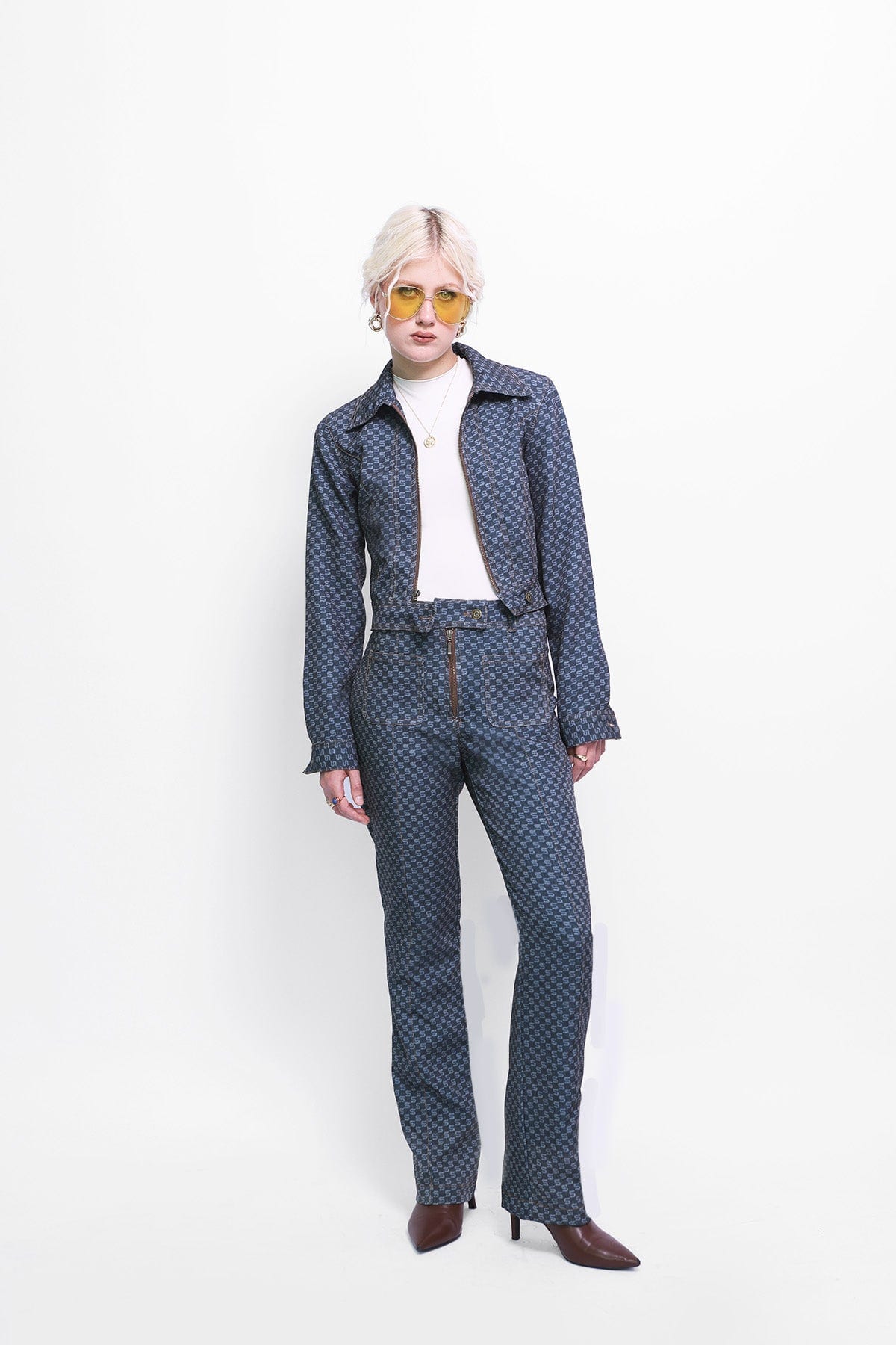 Monogram Pants in Denim - imagen 2