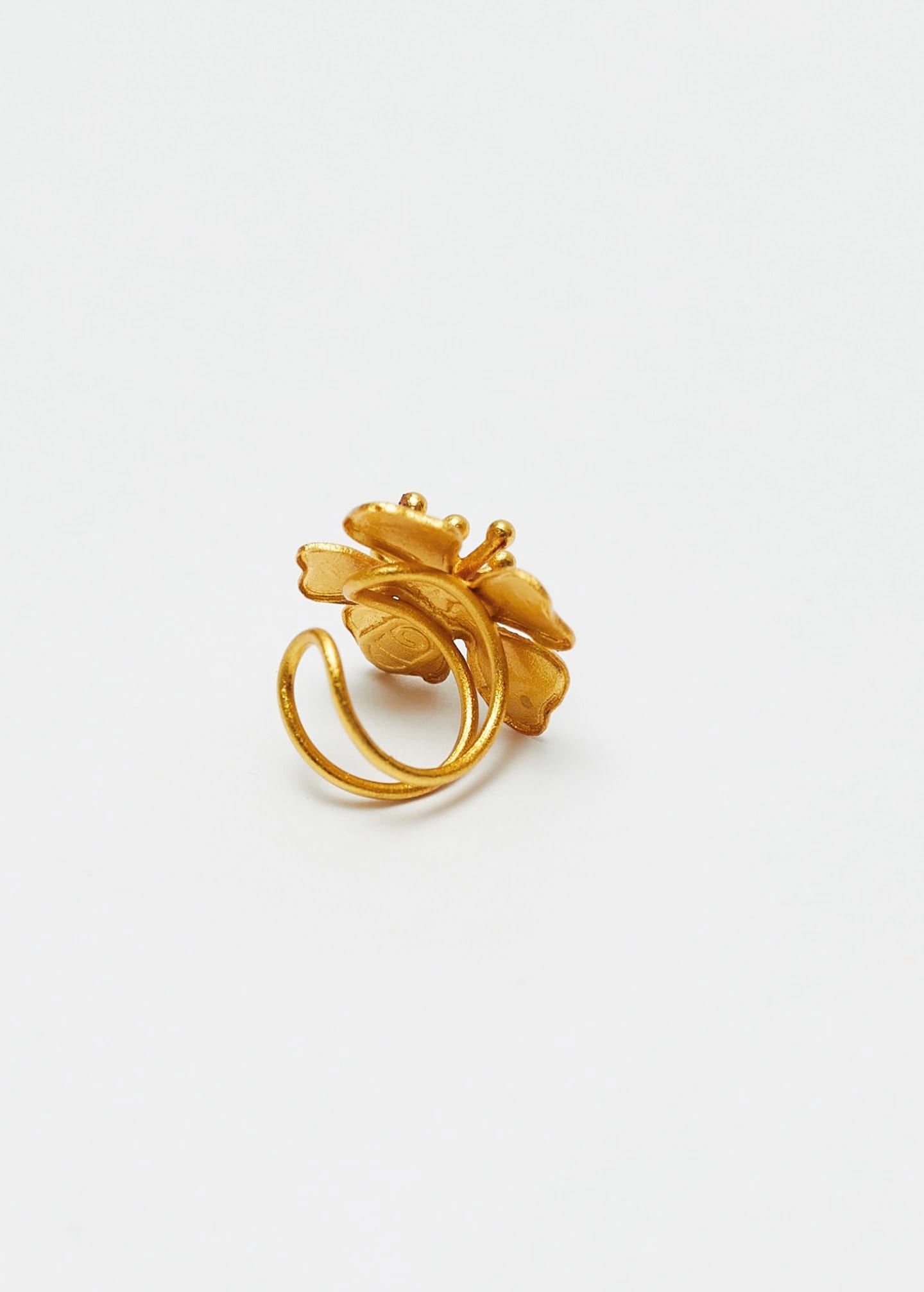 Earcuff Aurora mini rojo vino - imagen 3