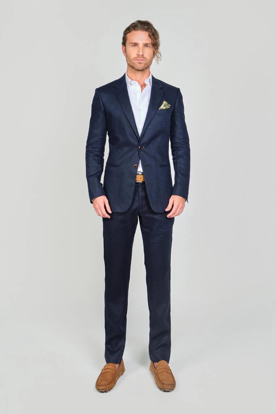 Traje Formal Sobre Medida Lino Turqui - imagen 2