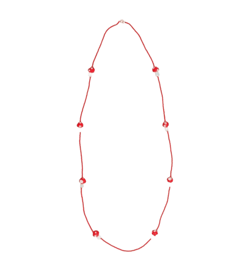 Collar Honguitos Rojos - imagen 1