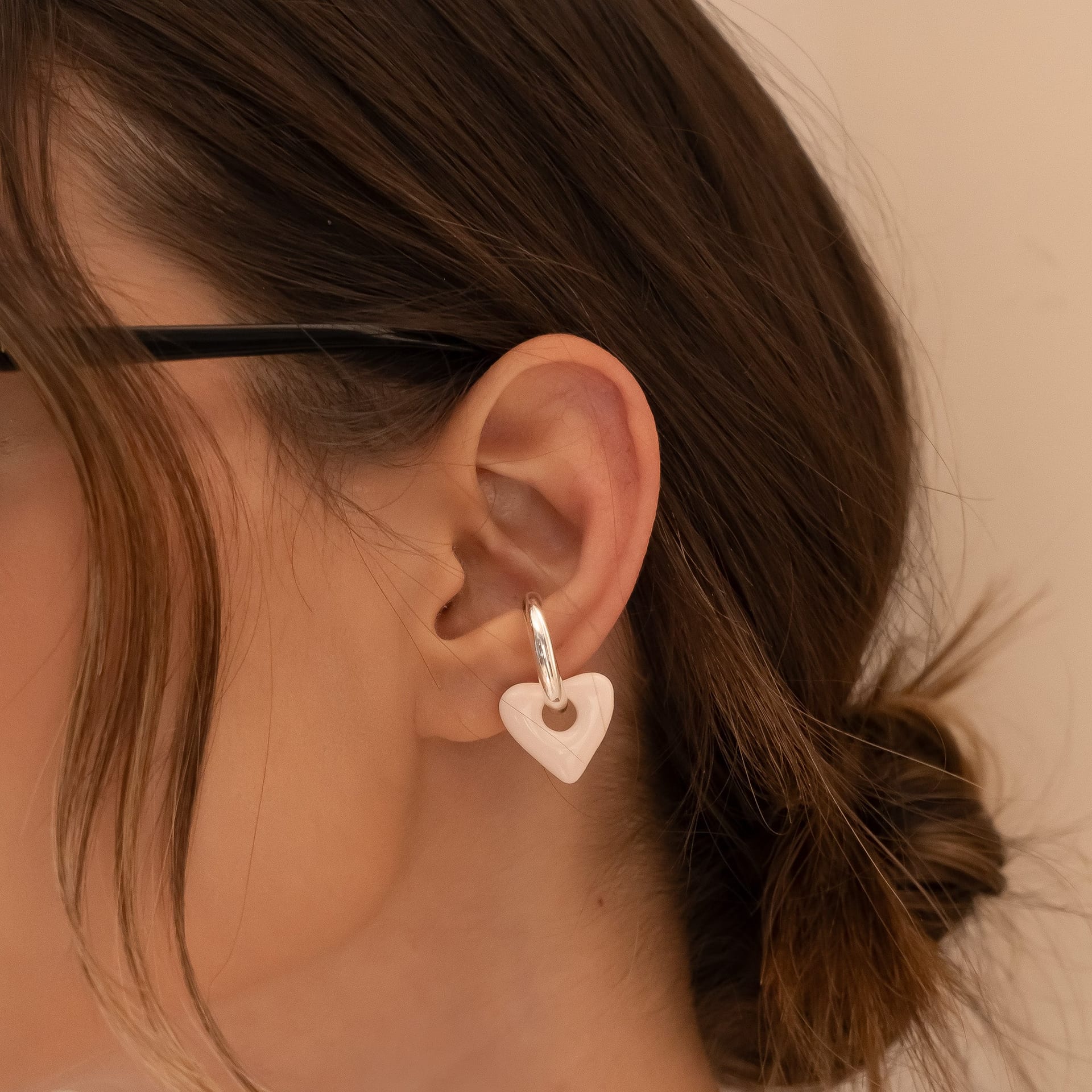 Earcuff 2 En 1 Maxi Corazón - imagen 2