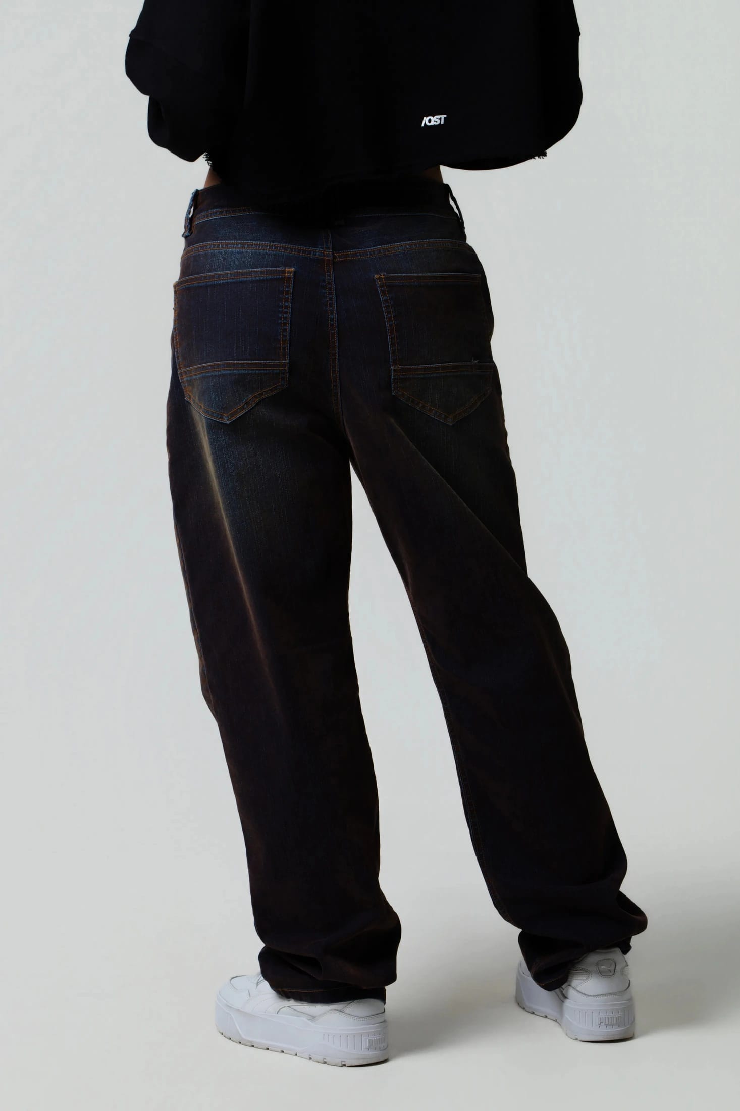 PANTALON 5 BOLSILLOS COLOR AZUL INDIGO - imagen 3