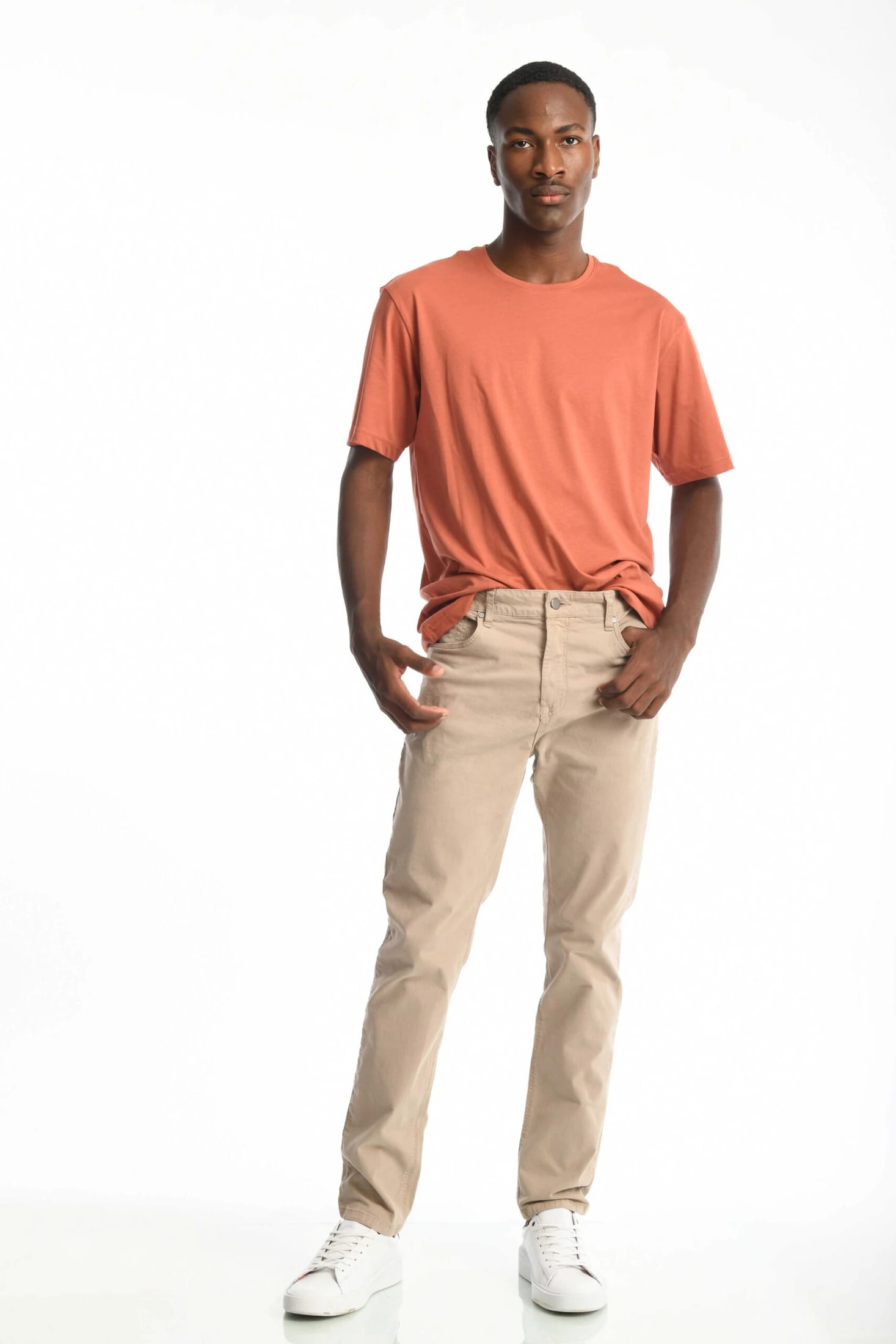 Pantalón Classic Dril 5 Bolsillos Beige - imagen 1