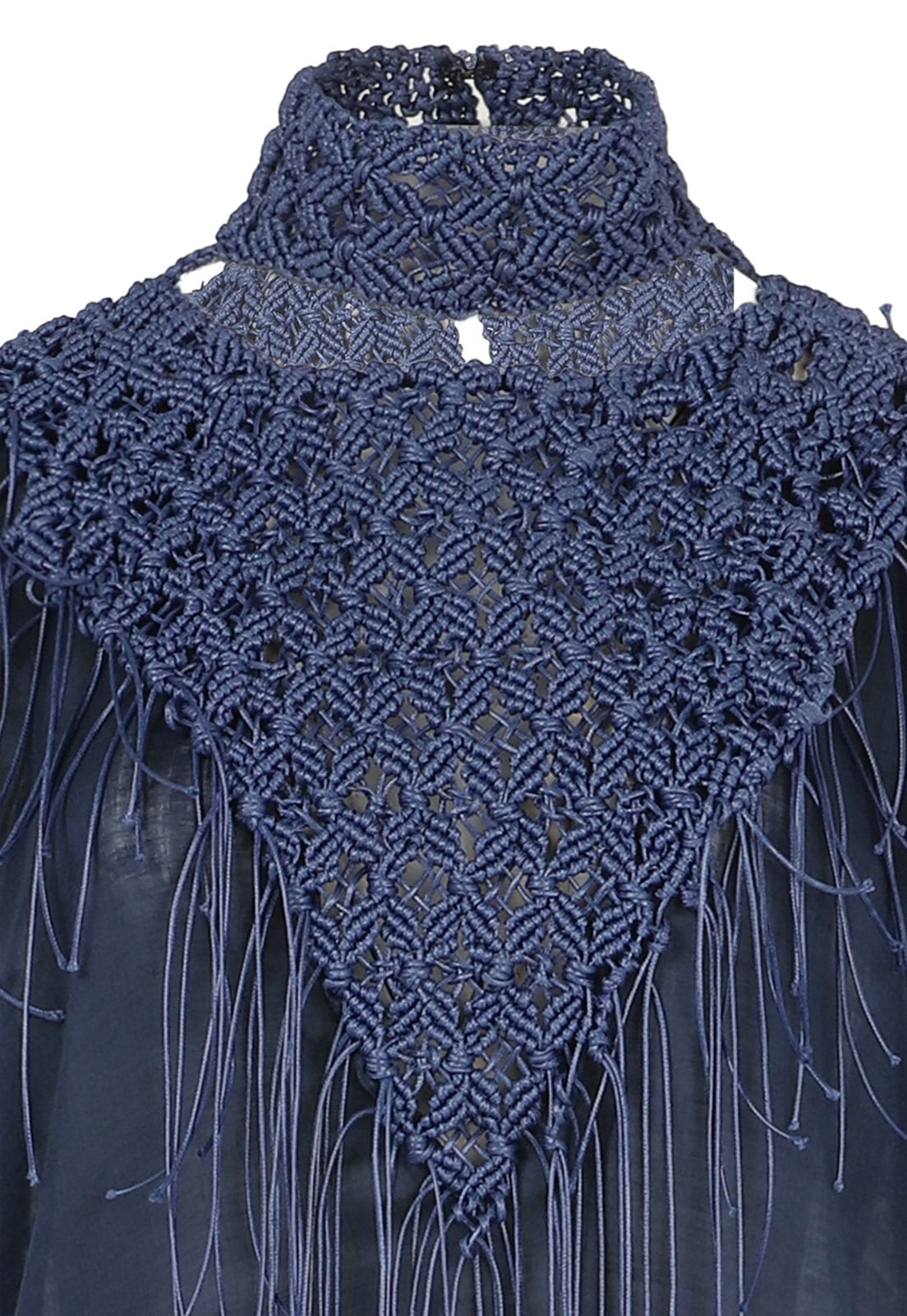 MACRAME FLOWER COLLAR DRESS - imagen 5