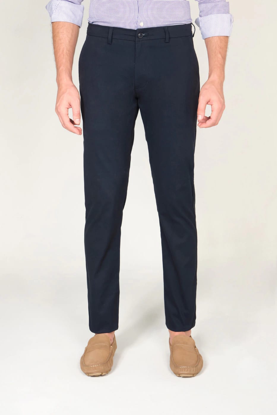 Pantalón Slim Fit Dril Azul Navy - imagen 1