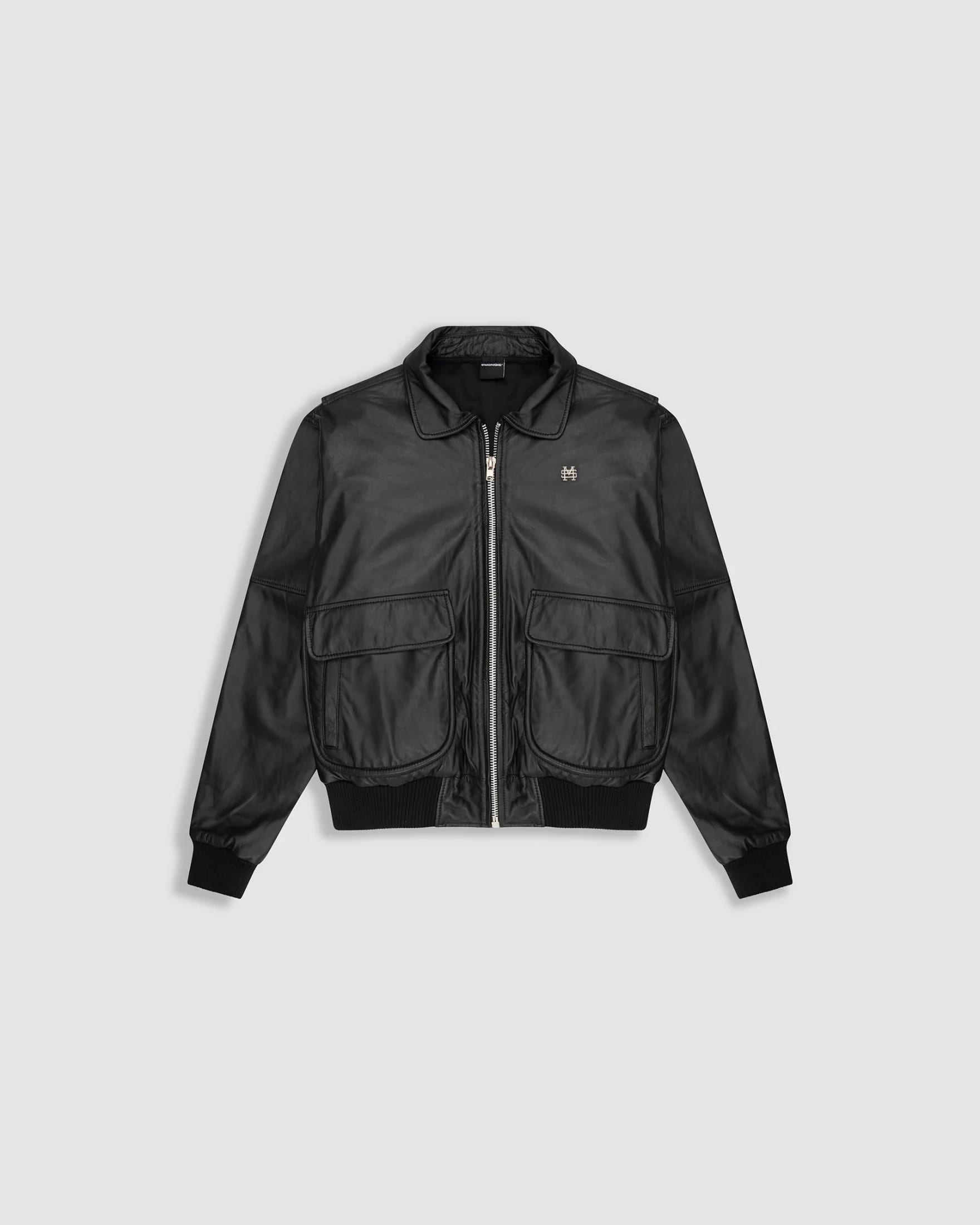 Edición Limitada | Chaqueta de Cuero Aviador - Negro - imagen 7