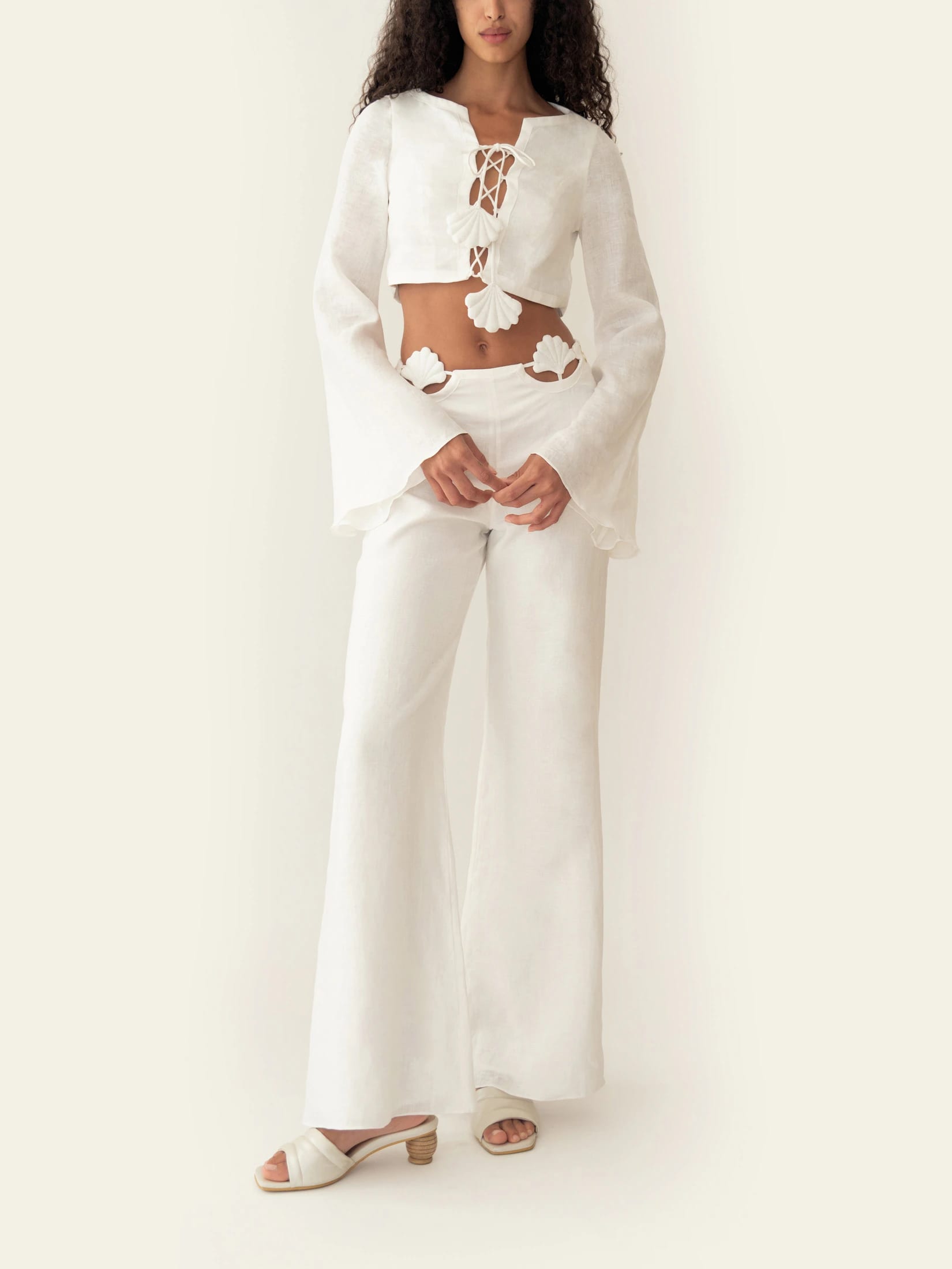 AMELIE PANT IVORY - imagen 2