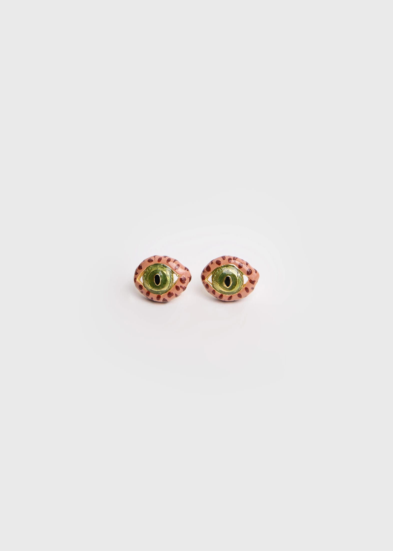 Aretes Cat Eye Mini Terracota - imagen 3