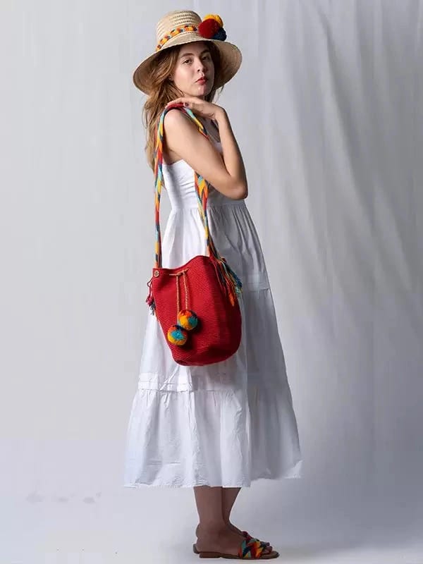Mochila Dos Borlas Normal - imagen 13