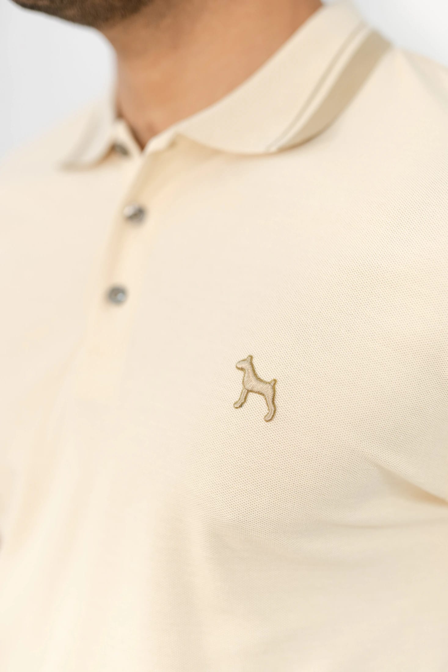 Polo Básica Crema - imagen 2