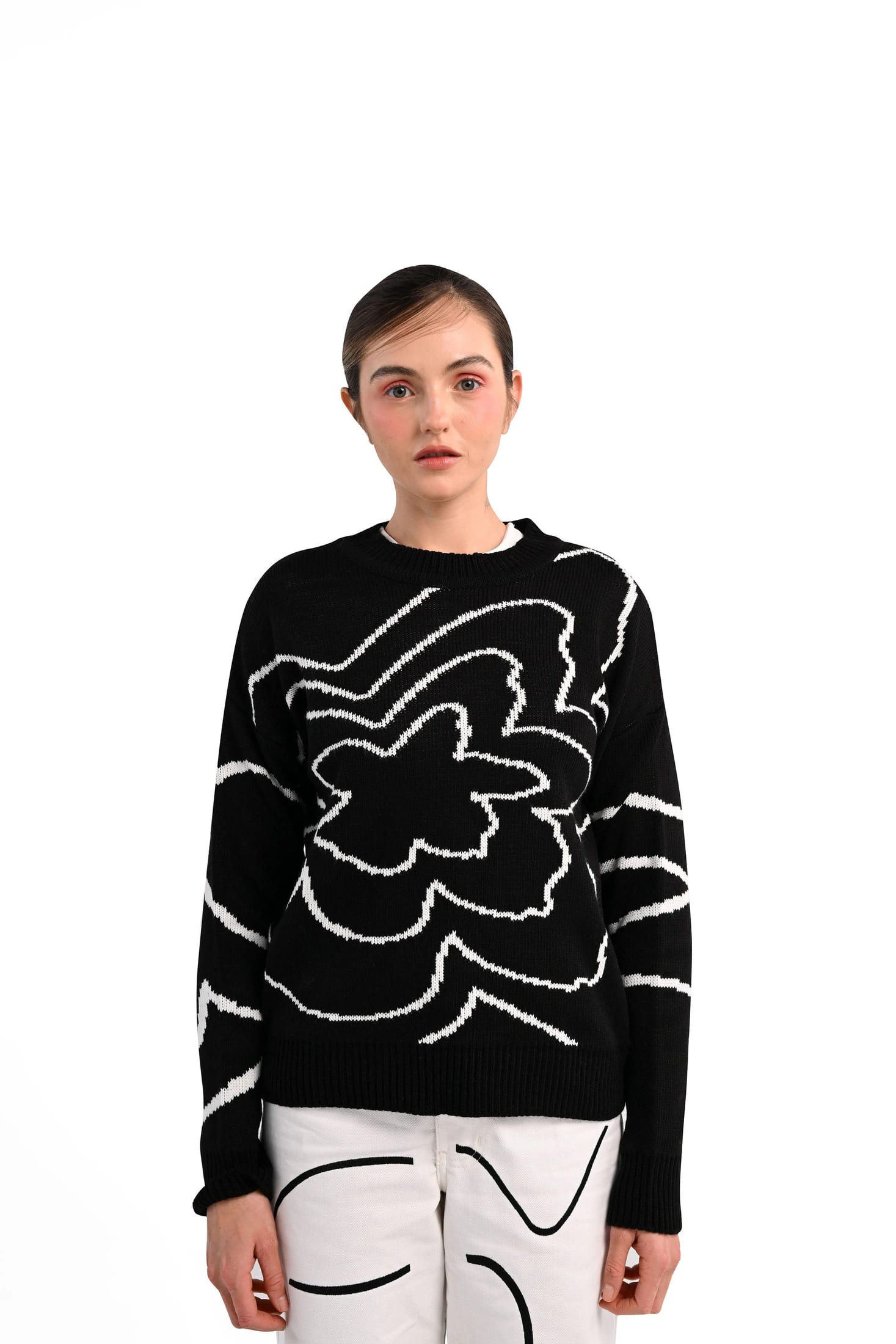 Begonia Black Crewneck - imagen 1