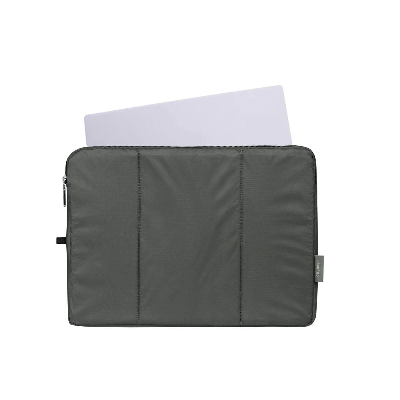 Estuche Laptop Grande Citybags Negro 37x27x2cm - imagen 2
