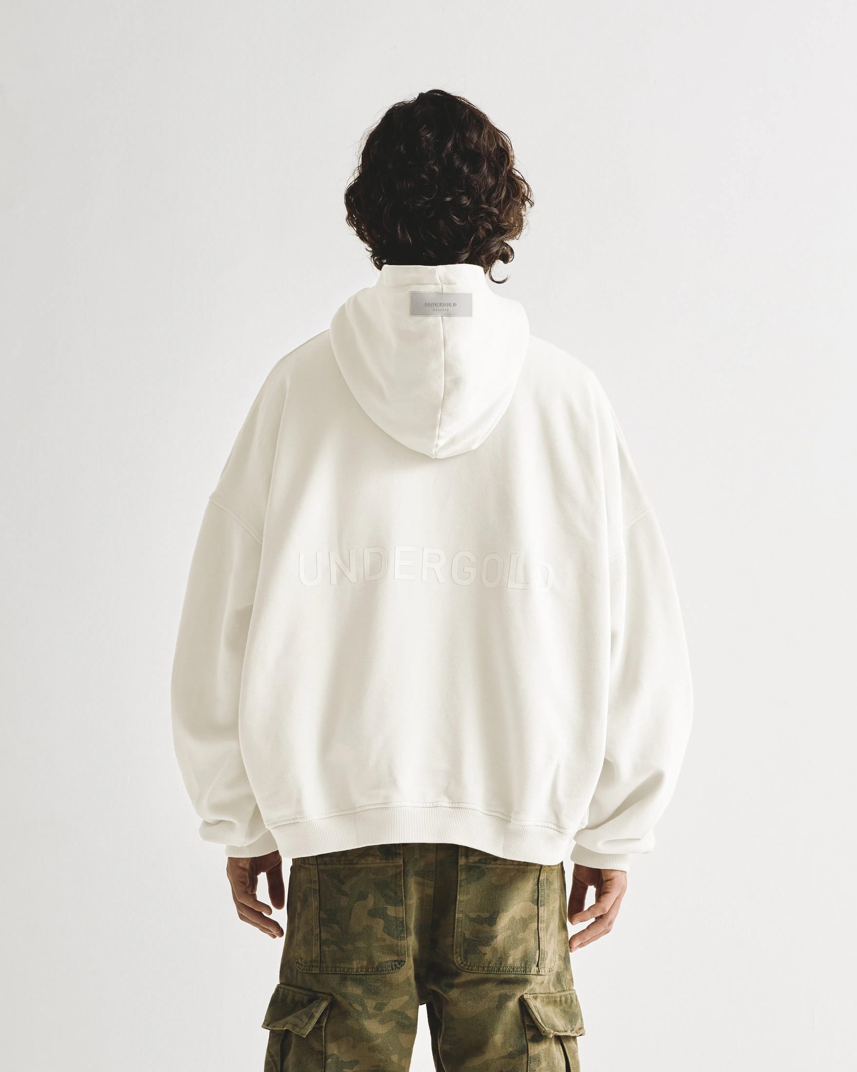 Line Logo Hoodie White - imagen 2