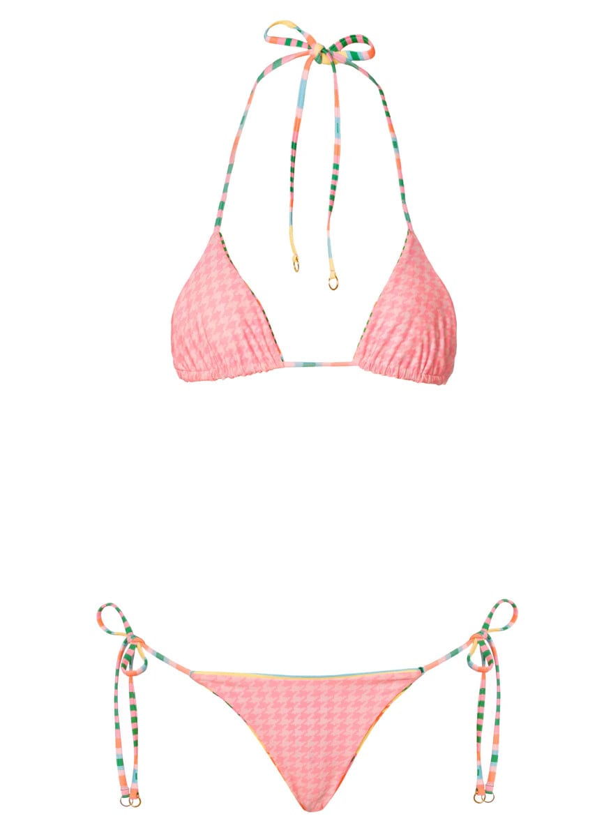 Maaji Striped Paradise Zeny Sliding Triangle Bikini Top - imagen 6