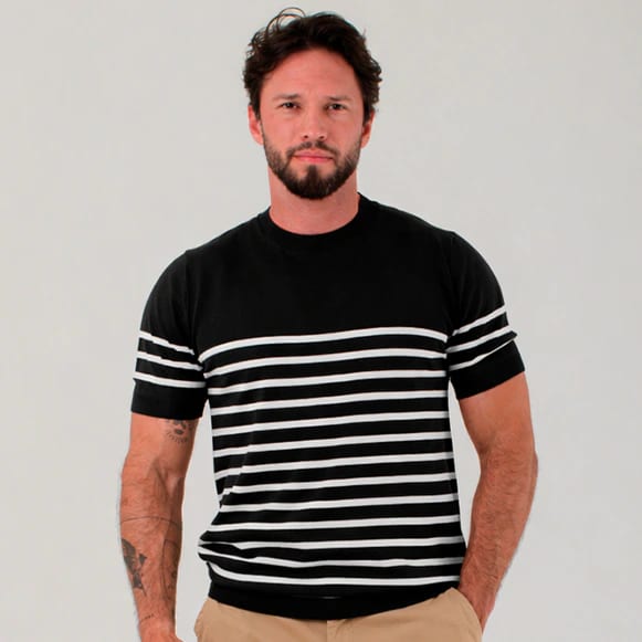 T-SHIRT MODA TEJIDO HOMBRE - imagen 4