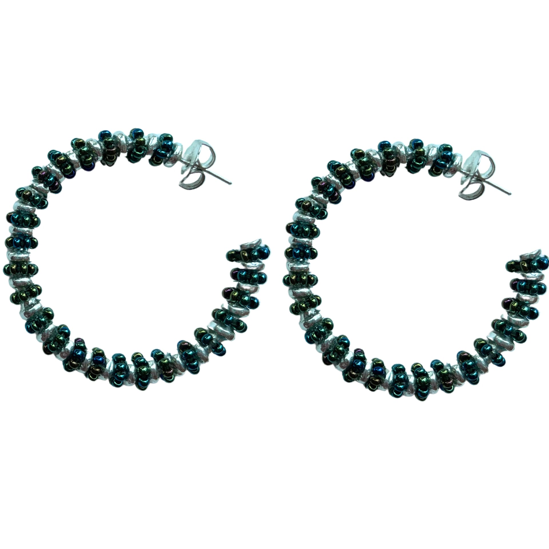Formation Beaded Maxi Hoops - imagen 3