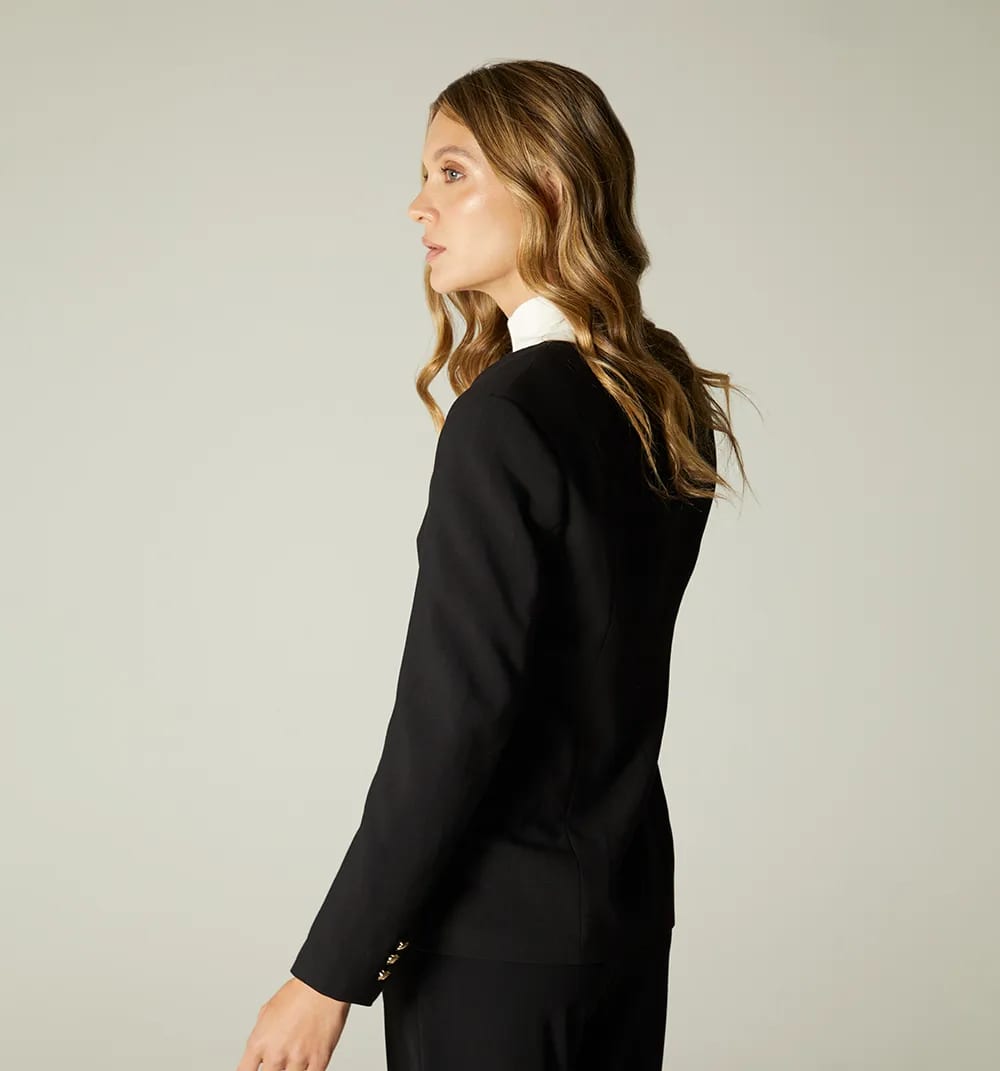 Blazer sin solapa dos botones - imagen 13