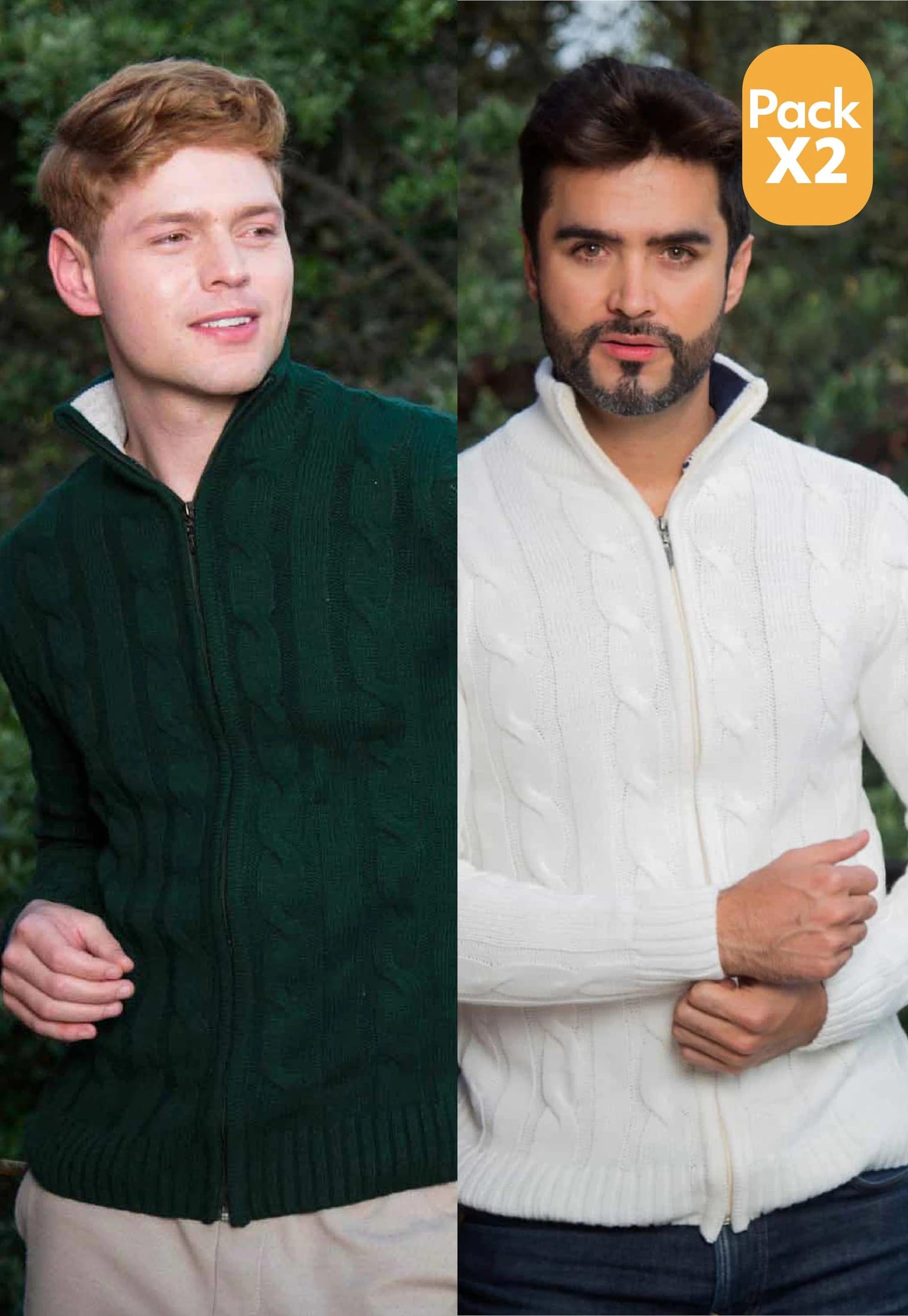 Pack x2 - Chaqueta Trenzada - imagen 1