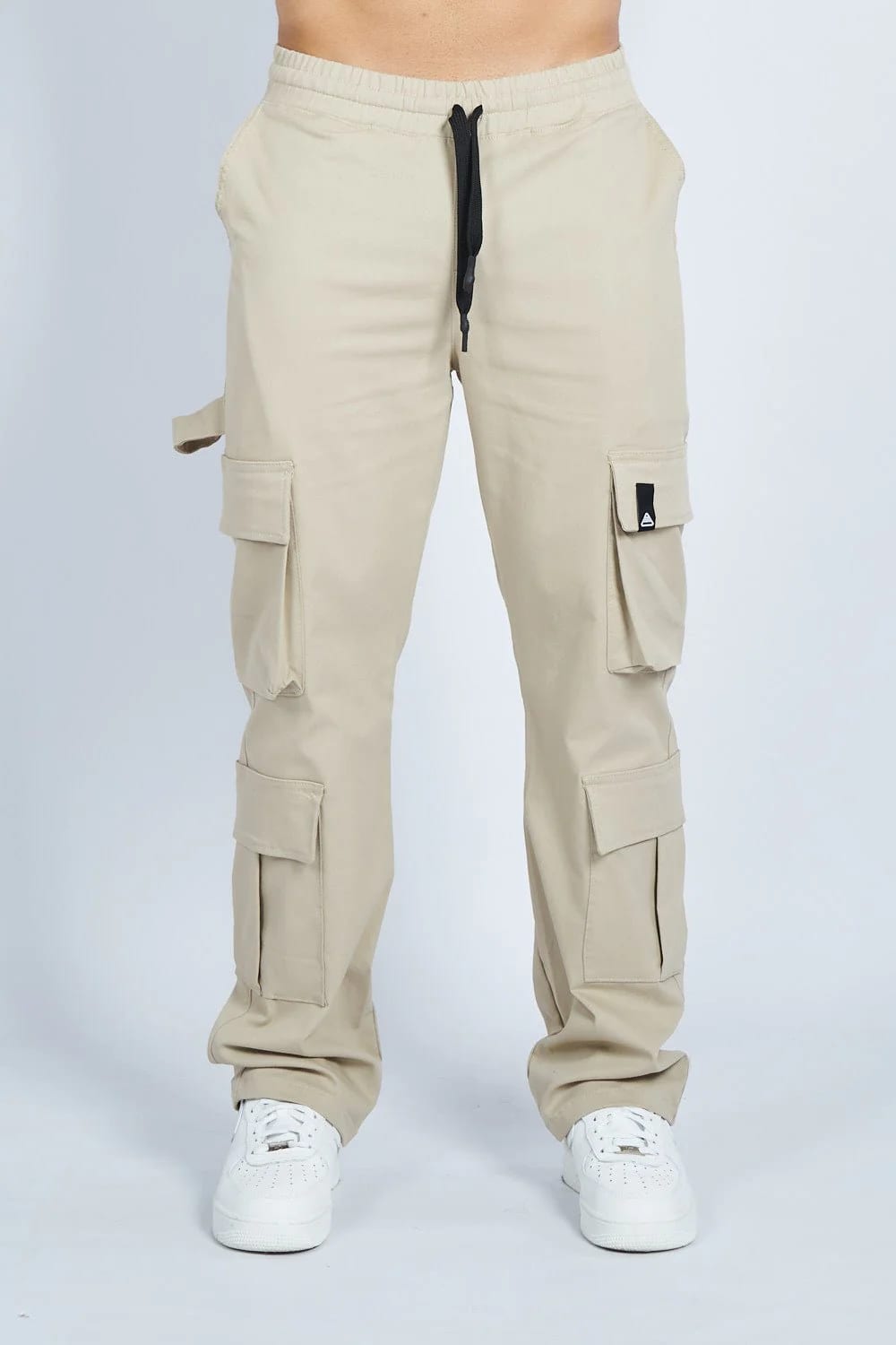 Jogger cargo 8 bolsillos bota recta CAQUI | DROP 3 | - imagen 1