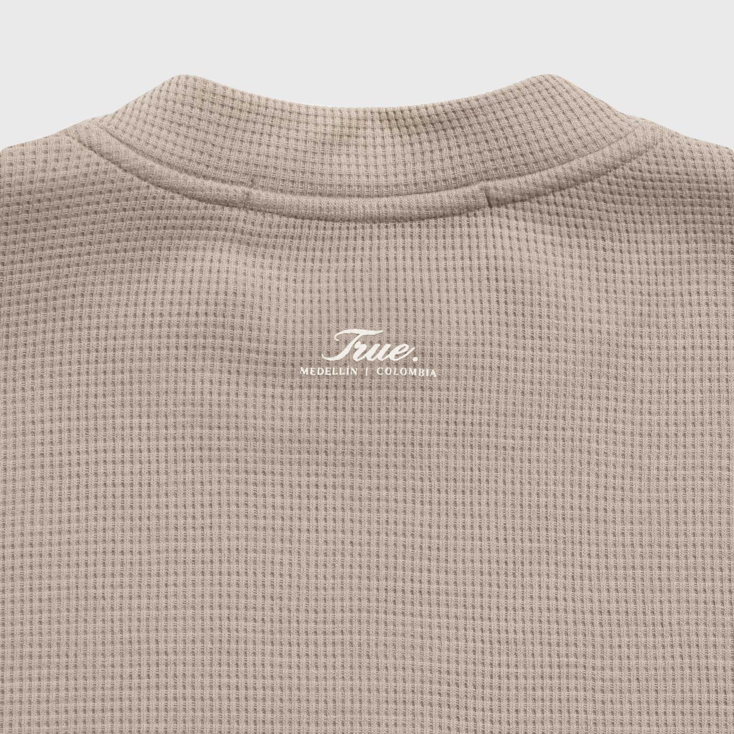 Textured Boxy Tee - Sand - imagen 2