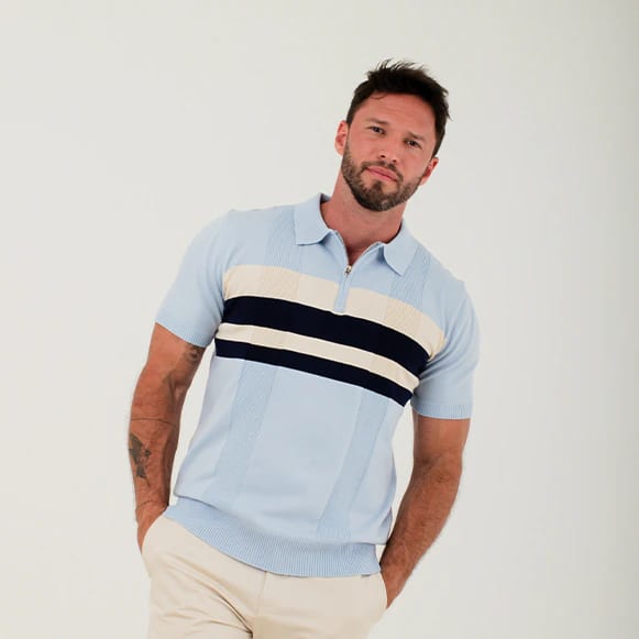 SUETER POLO MODA TEJIDO HOMBRE - imagen 3