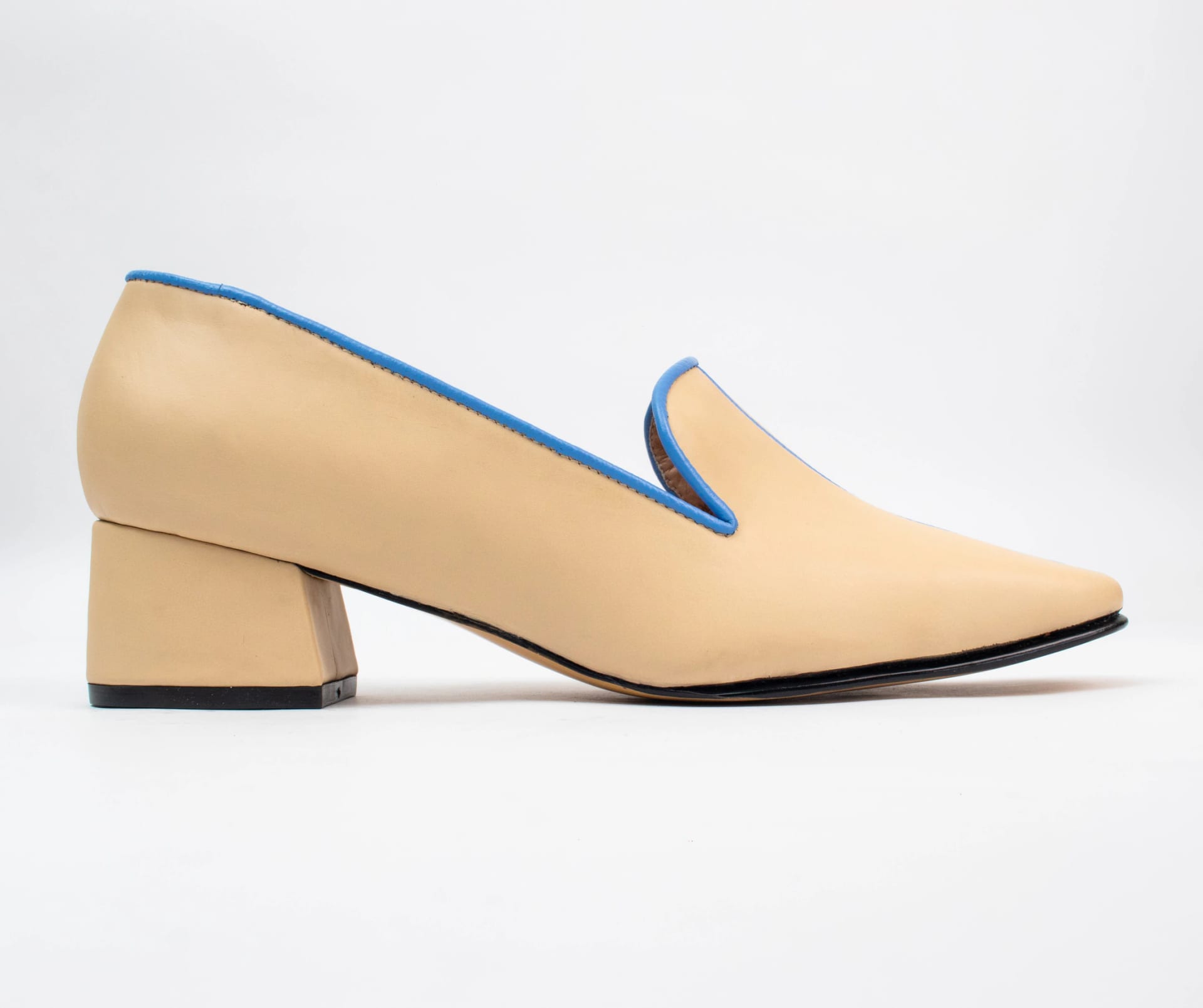 LOAFERS - beige X blue - imagen 4