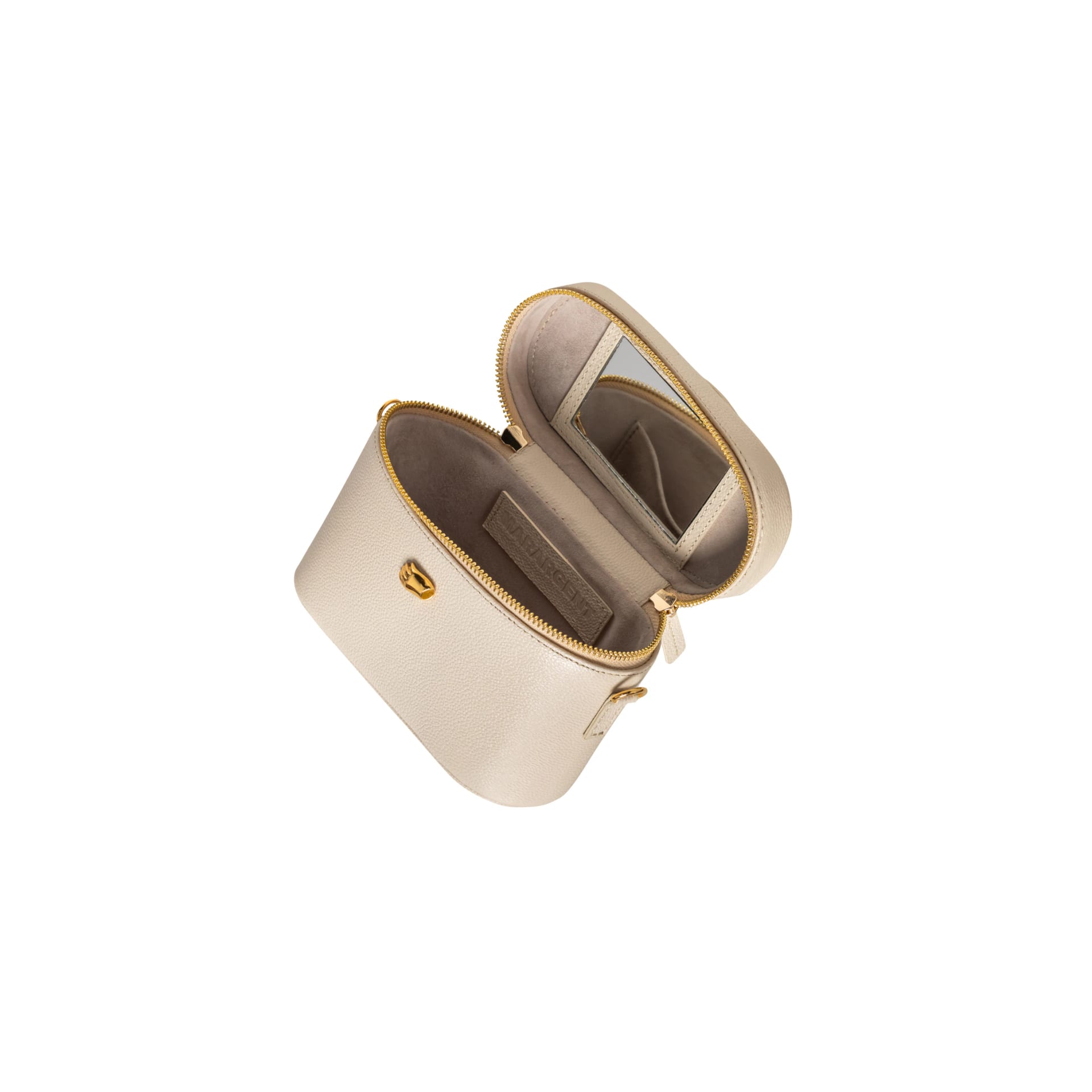 Petite Voyager Cream Leather Bag - imagen 2