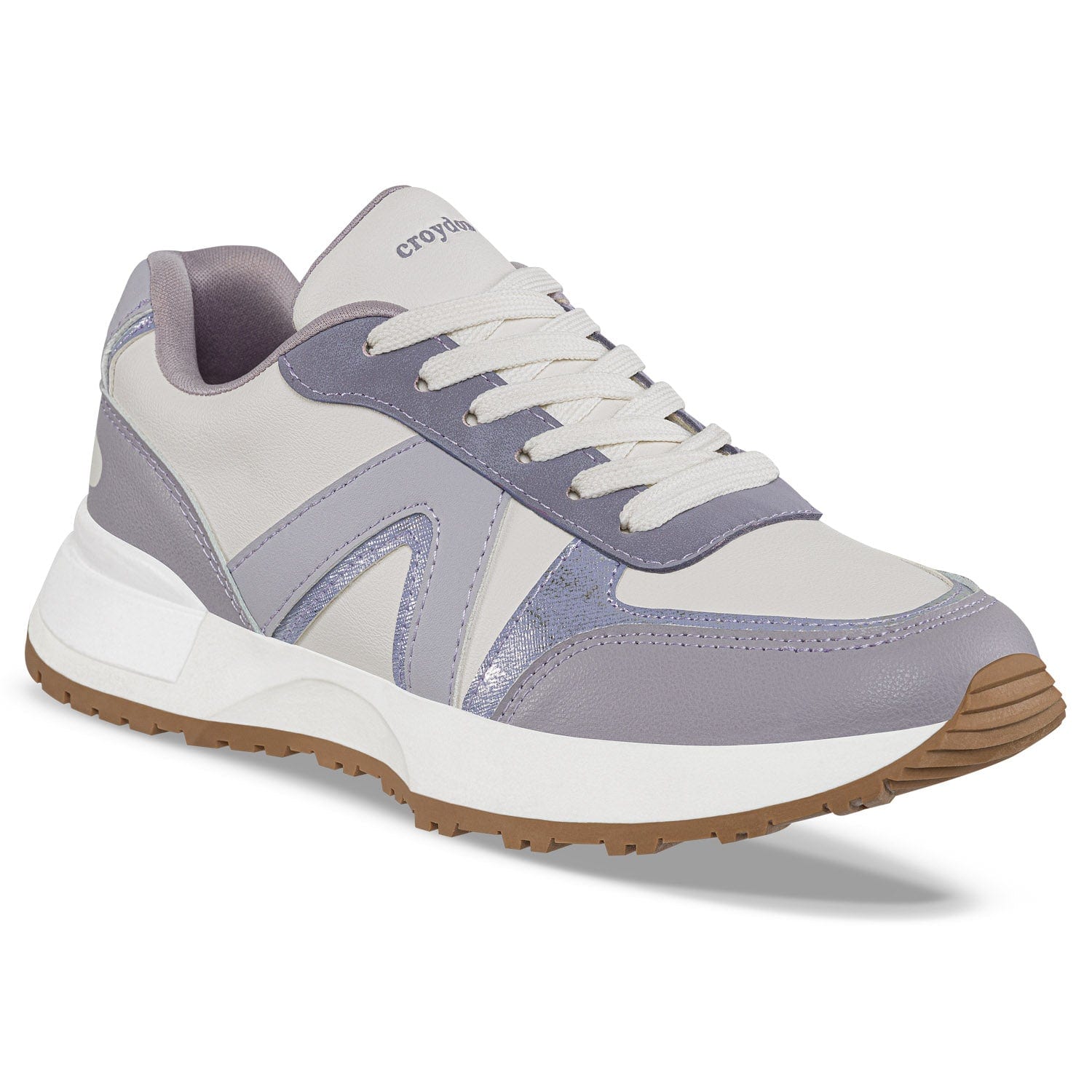Tenis Urbanos Bekir Blanco-Lila Croydon Para Mujer - imagen 1