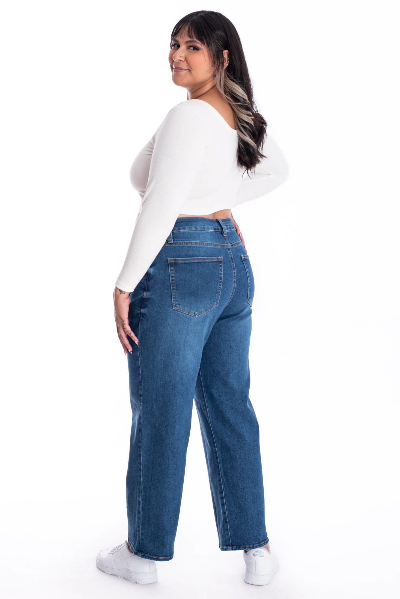 Jean Girlfriend Azul Medio 373 - imagen 18